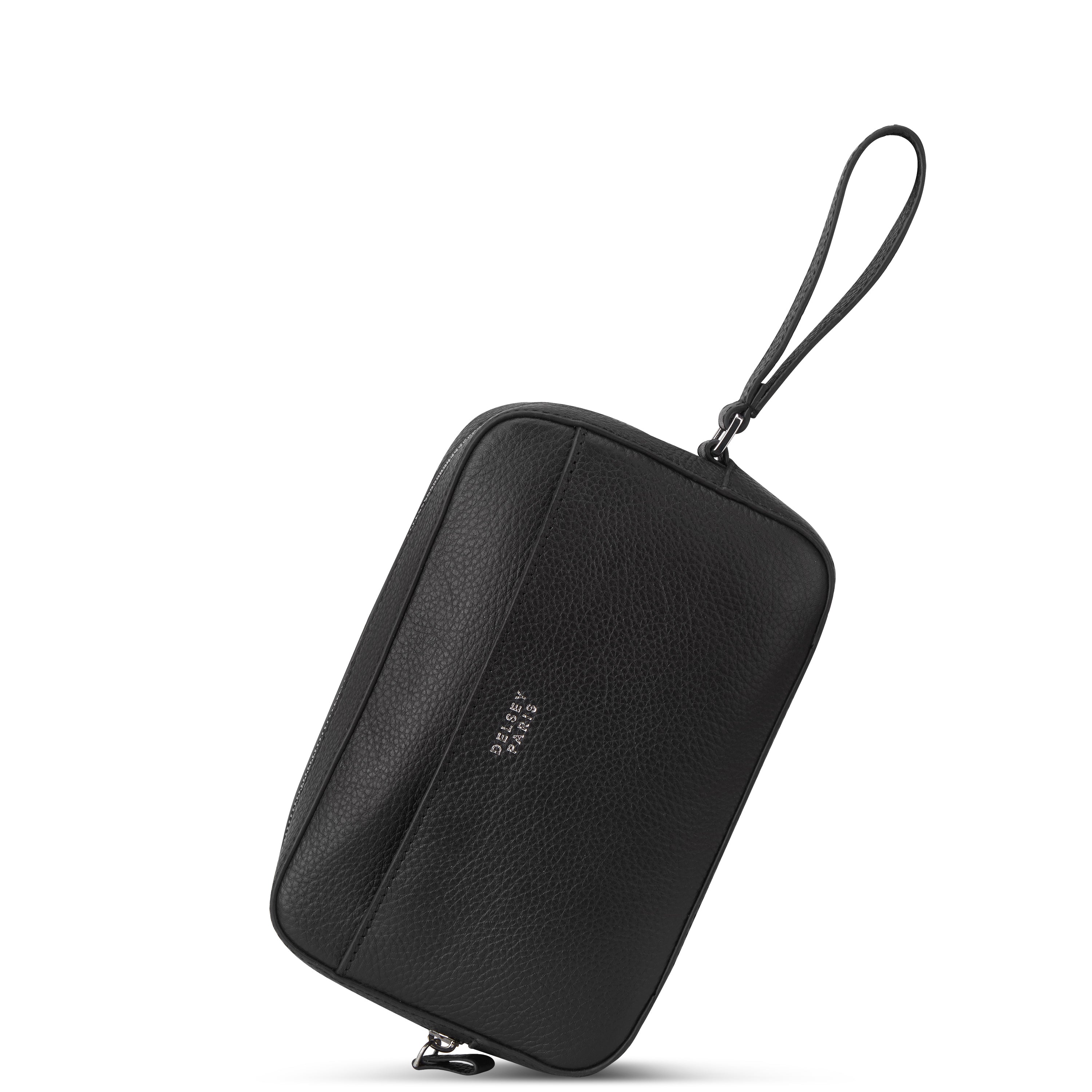 LE CUIR GRAINE| Toiletry Bags BLACK
