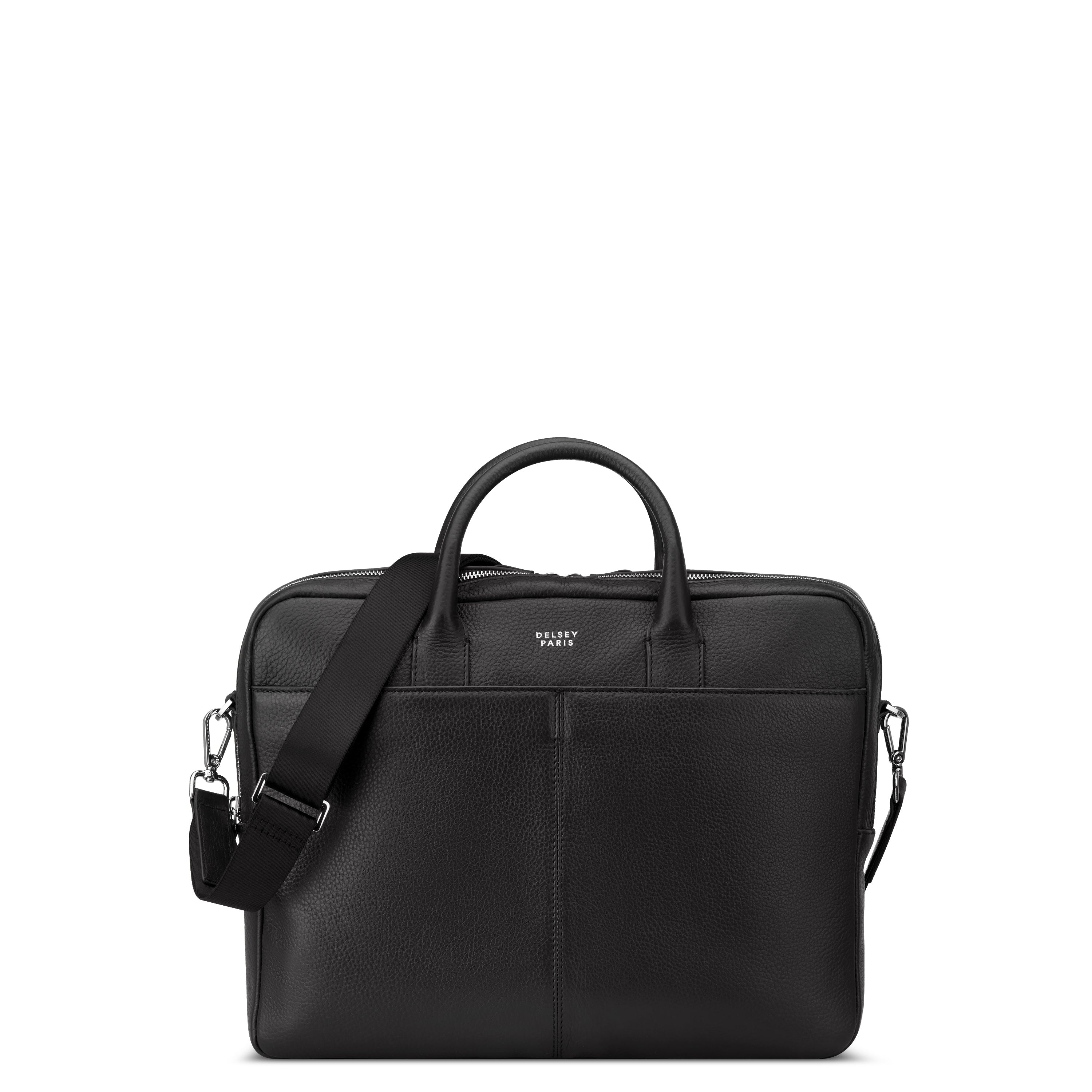 LE CUIR GRAINE| Briefcase BLACK