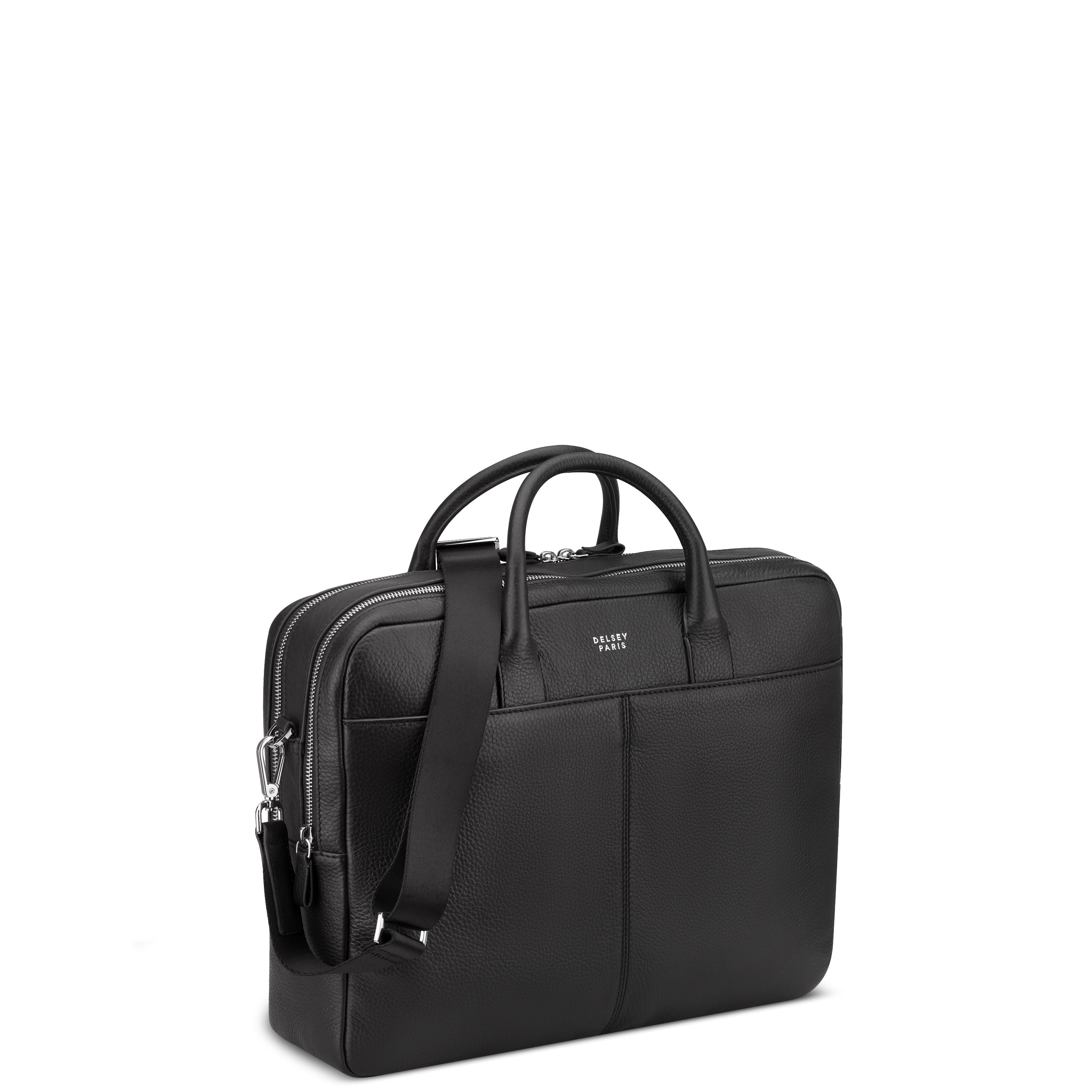 LE CUIR GRAINE| Briefcase BLACK