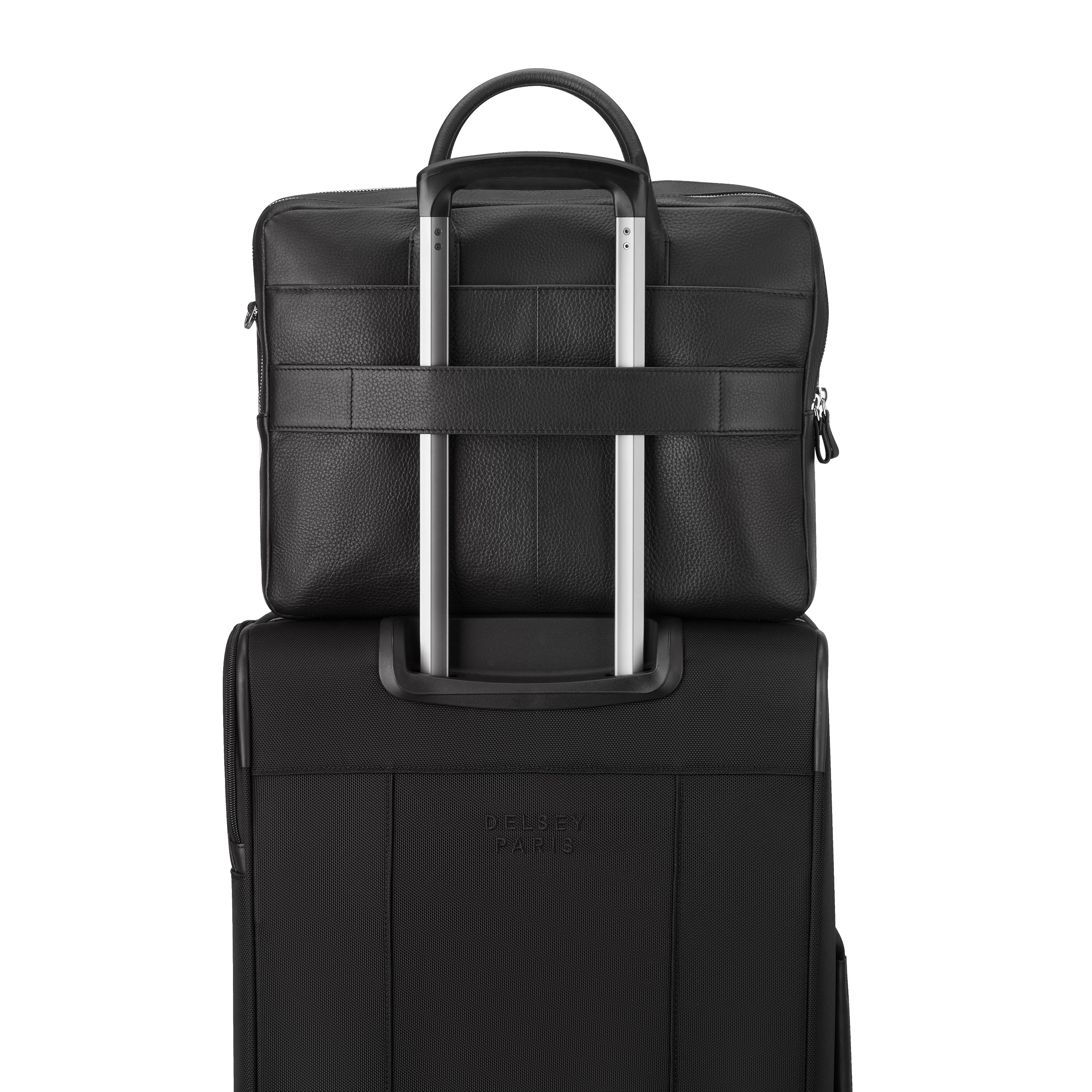LE CUIR GRAINE| Briefcase BLACK