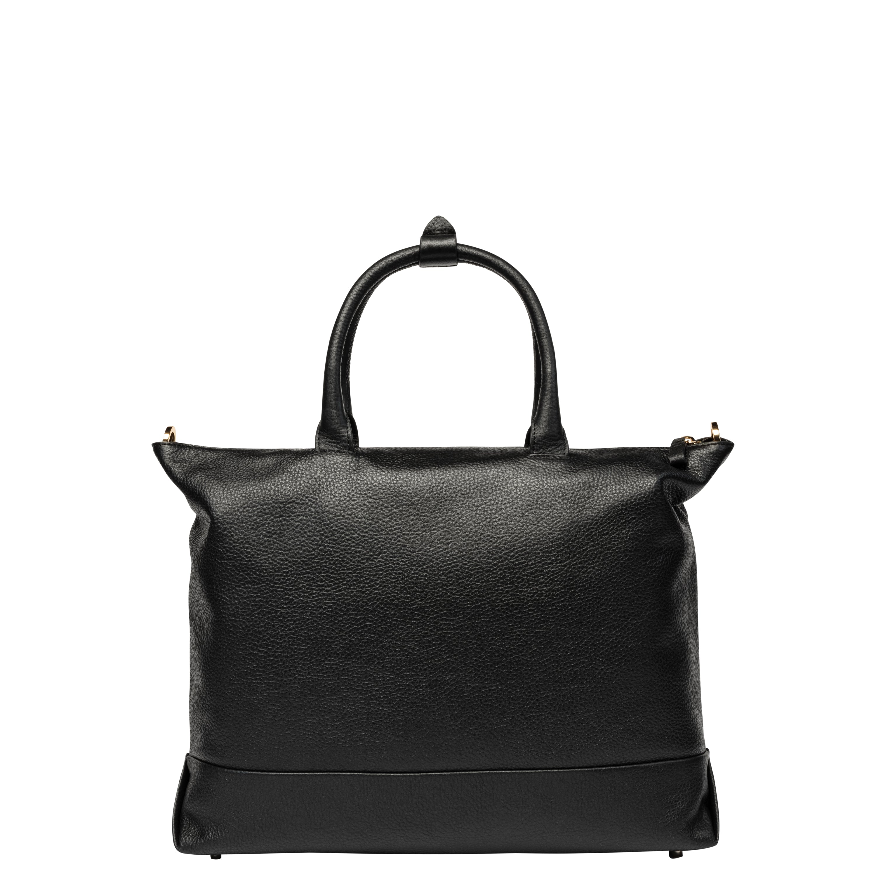 LE CUIR GRAINE| Tote Bag 34 CM BLACK