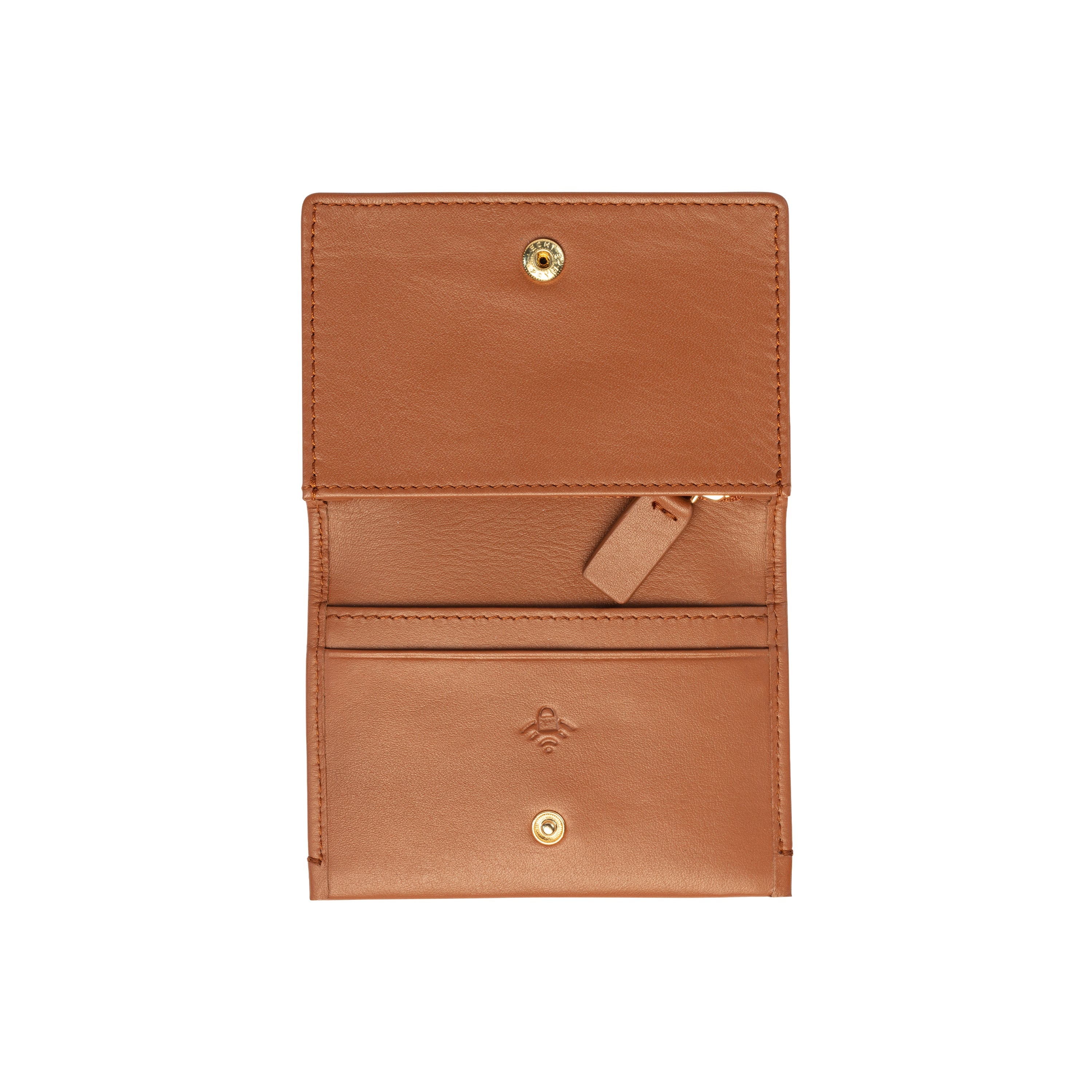 LE CUIR LISSE| Geldbörse COGNAC