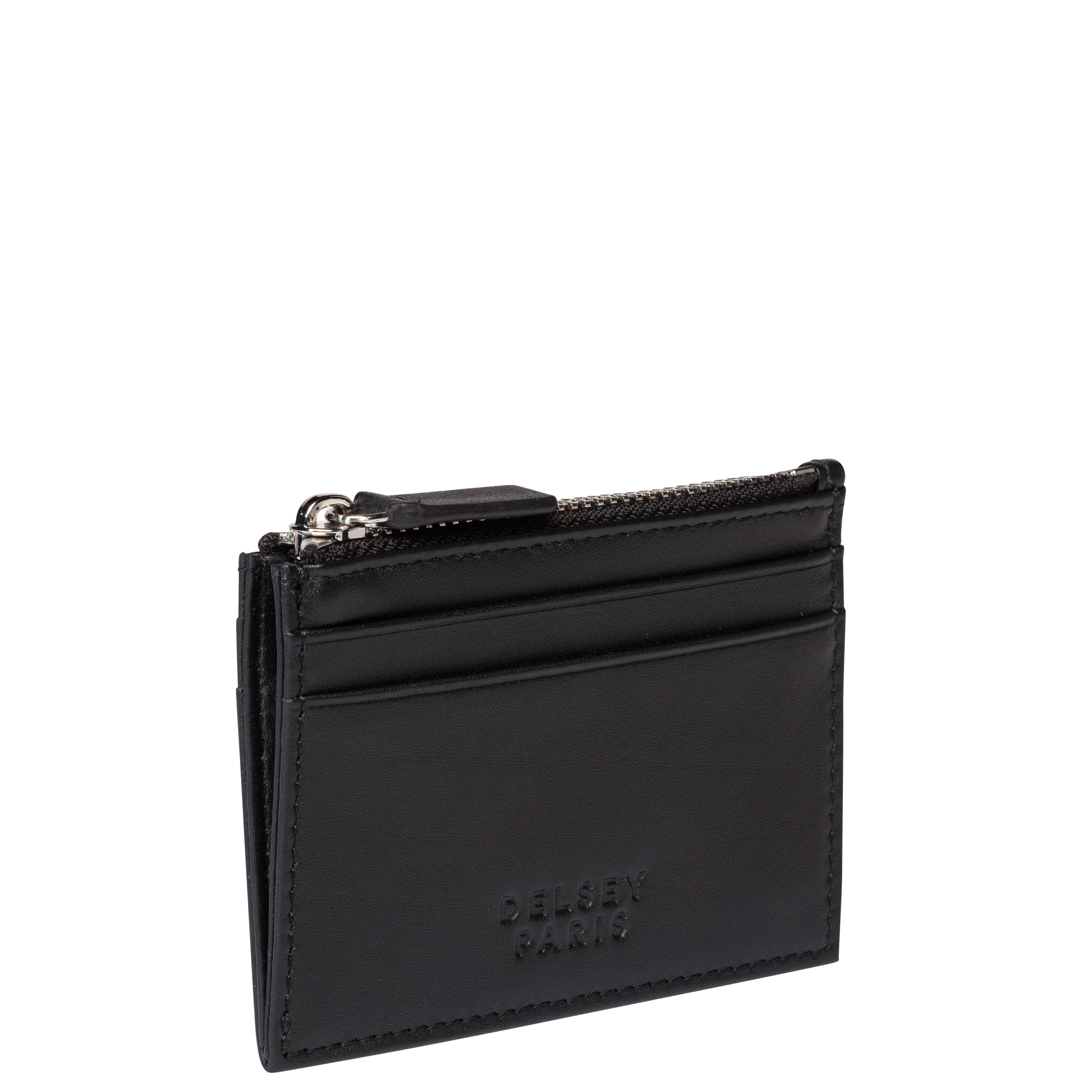 LE CUIR LISSE| Porte-Cartes NOIR
