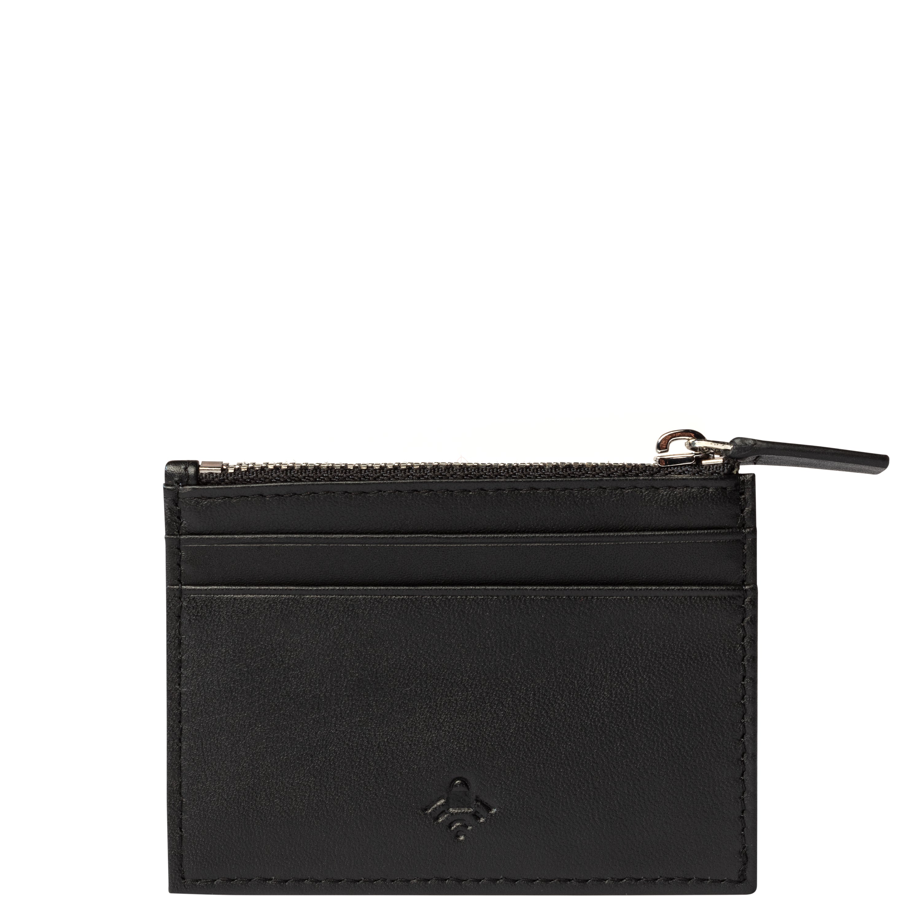 LE CUIR LISSE| Porte-Cartes NOIR