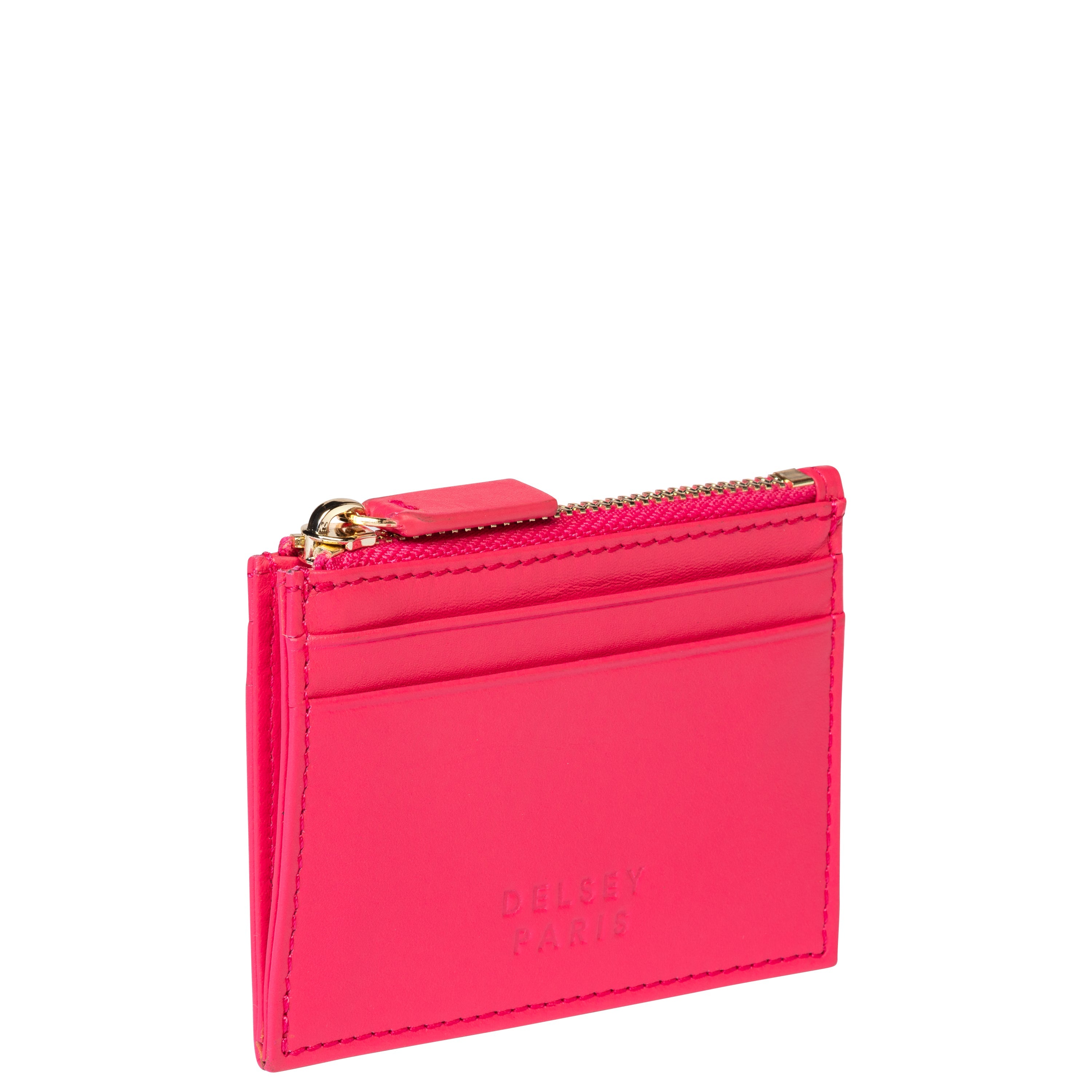 LE CUIR LISSE| Porte-Cartes ROSE