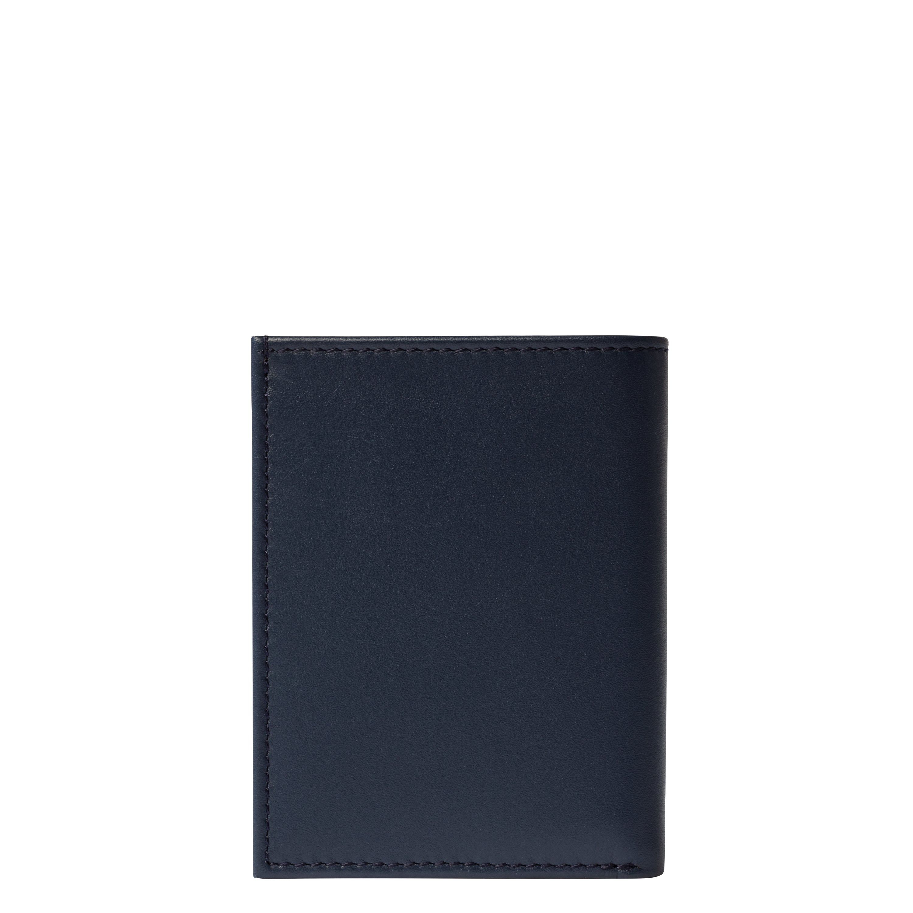 LE CUIR LISSE| Portefeuille BLEU MARINE