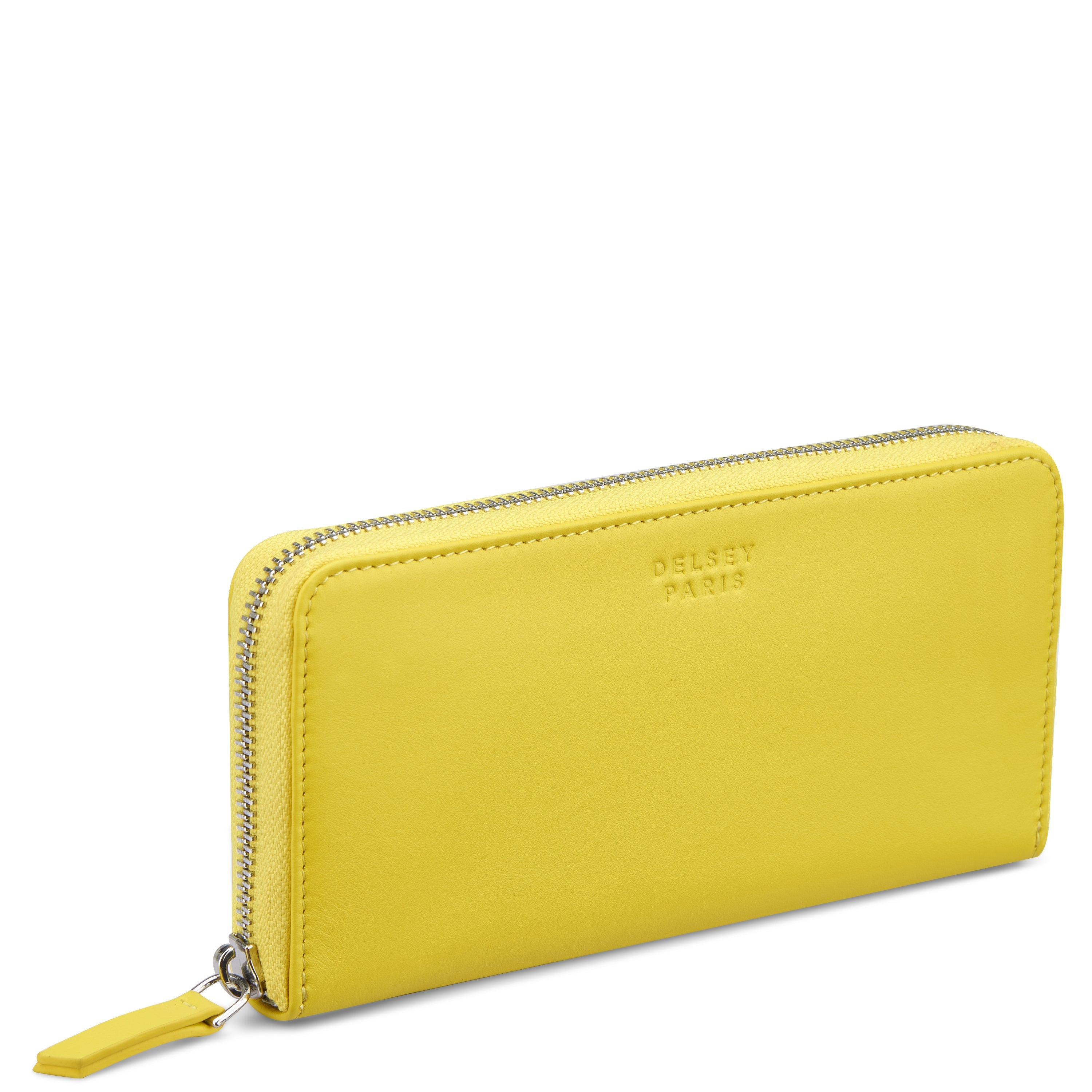 LE CUIR LISSE| Portefeuille JAUNE