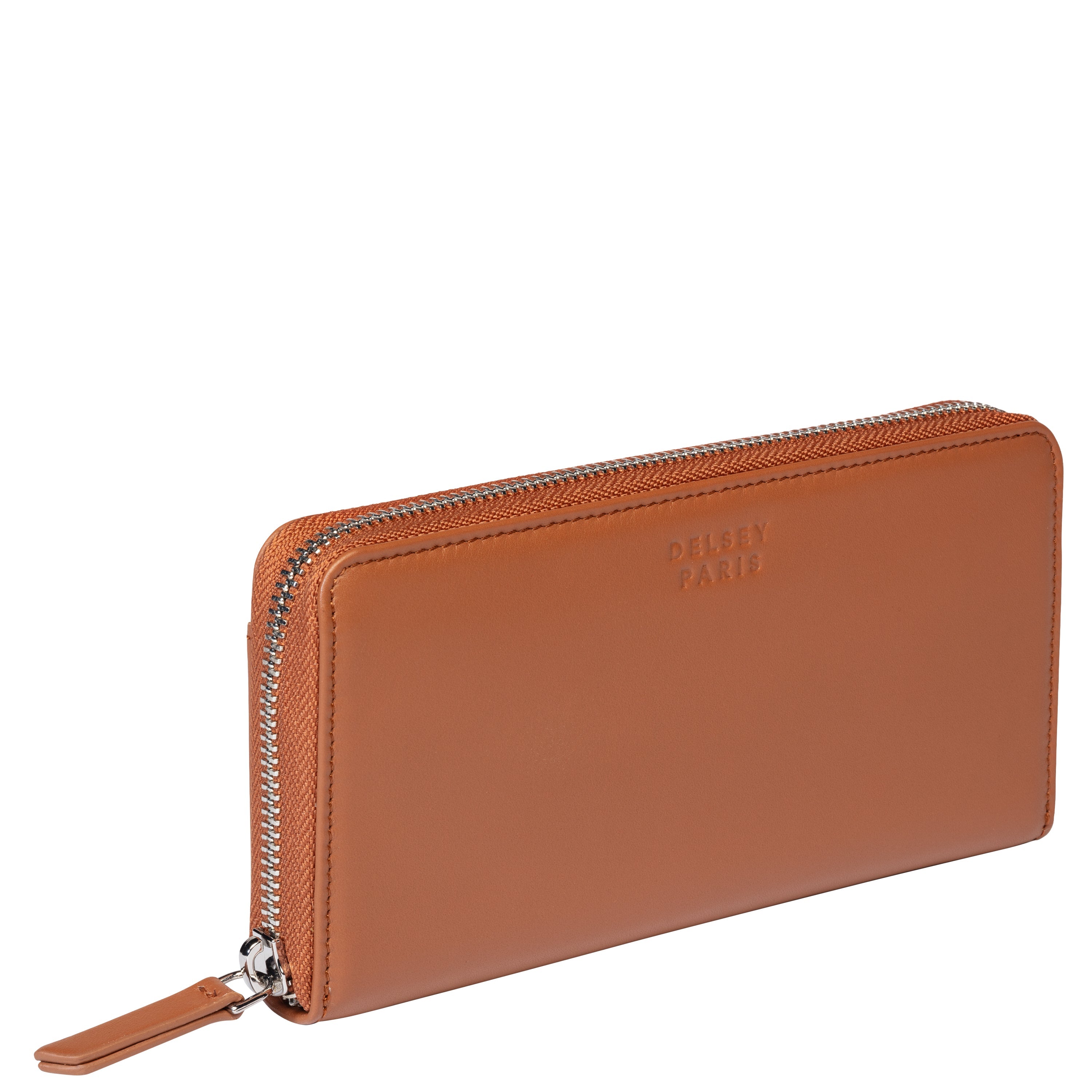 LE CUIR LISSE| Portefeuille COGNAC
