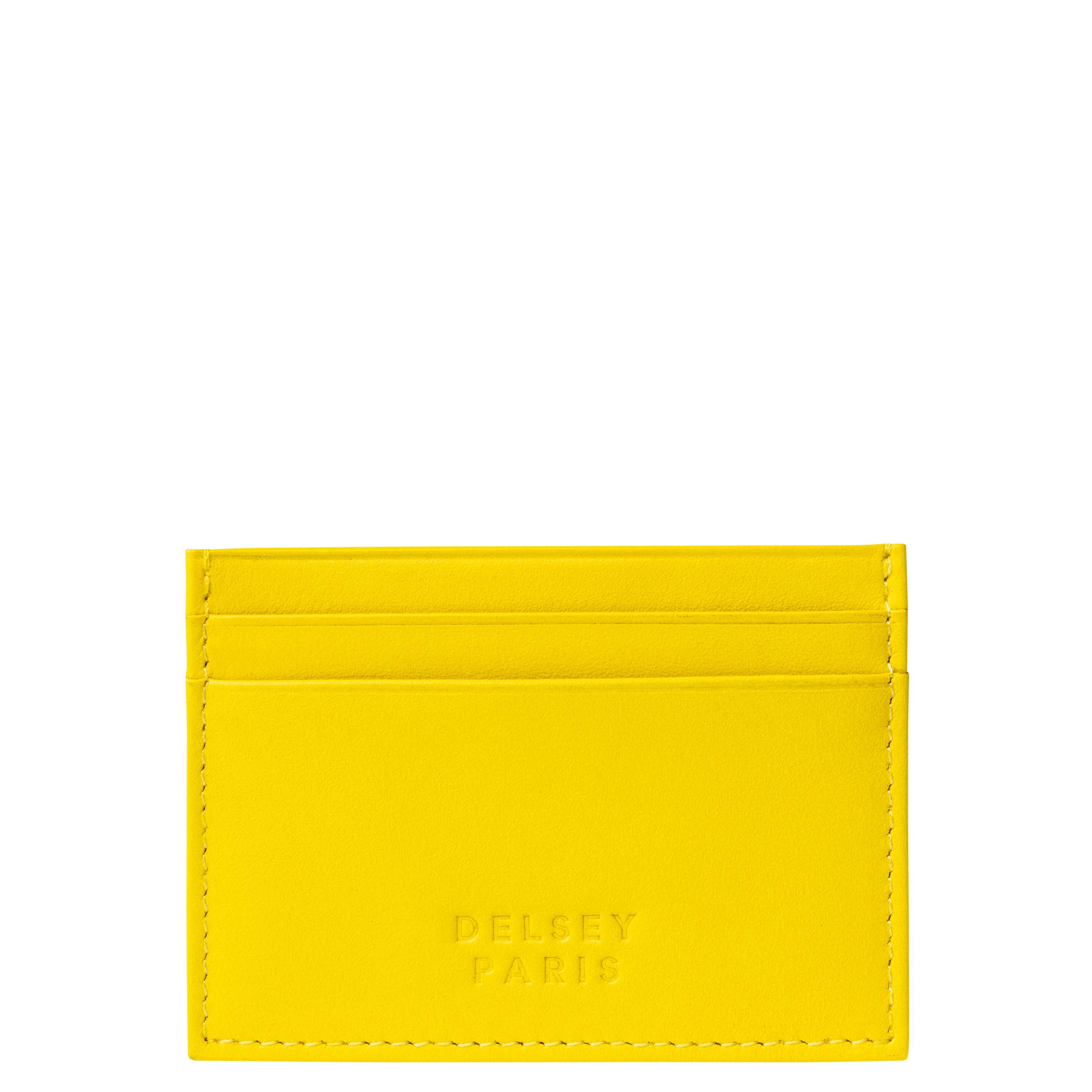 LE CUIR LISSE| Tarjetero AMARILLO