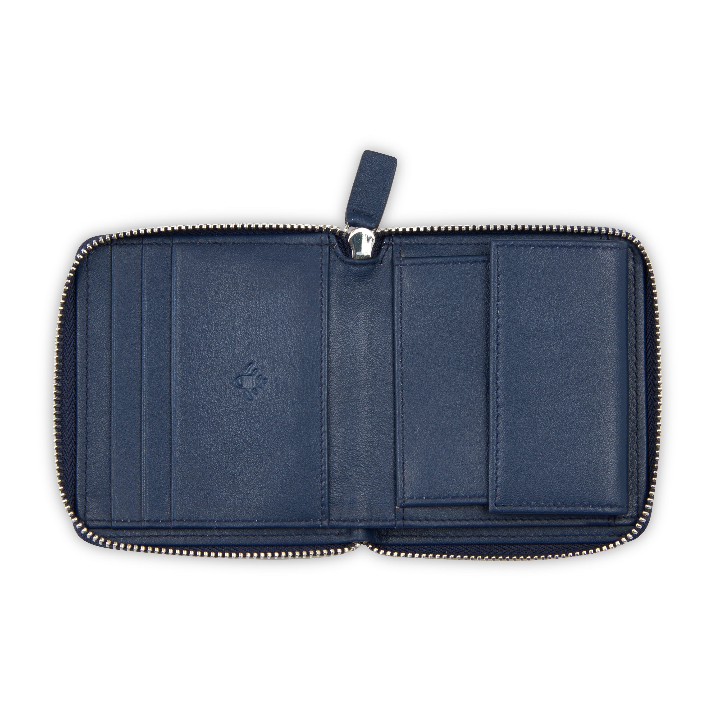 LE CUIR LISSE| Wallet NAVY