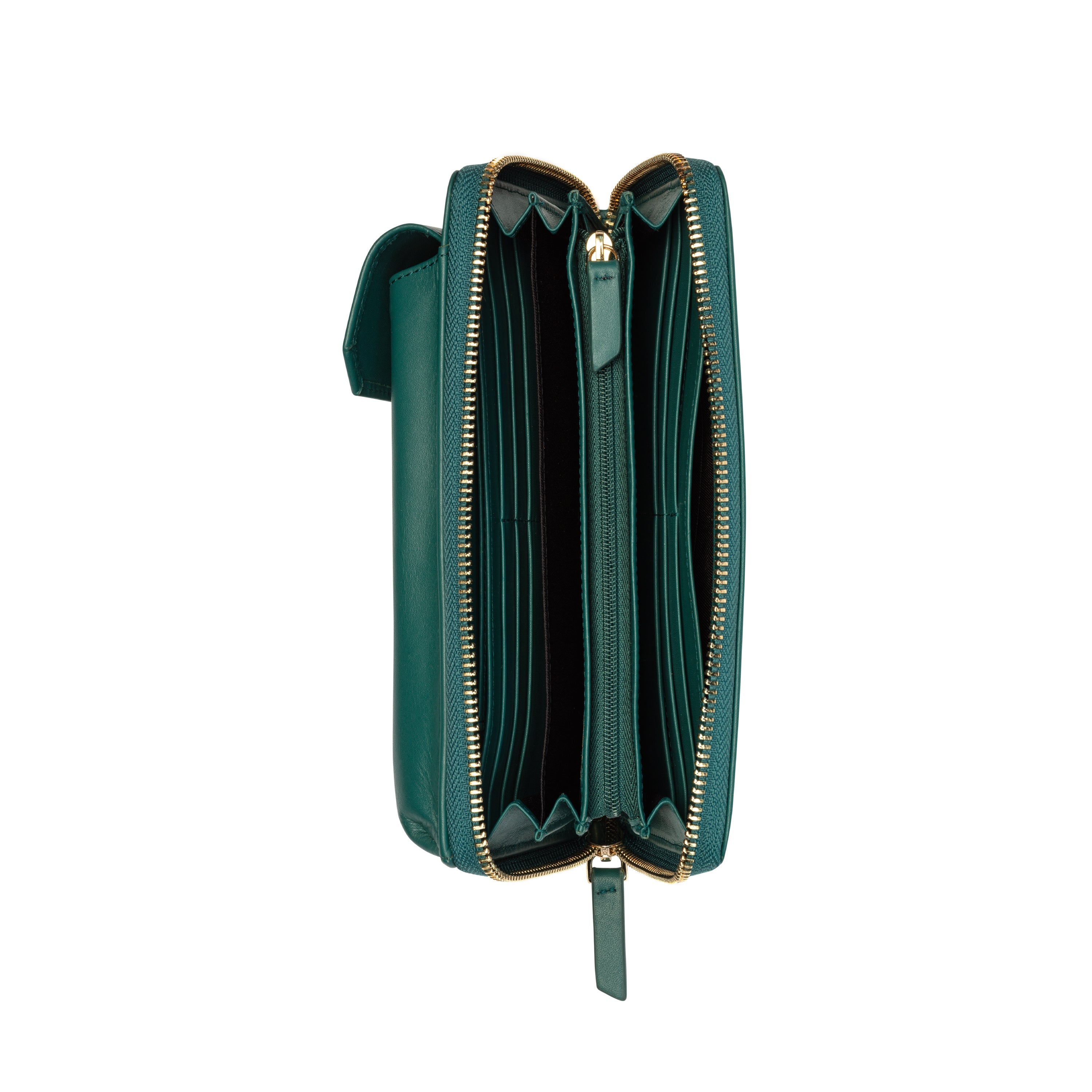 LE CUIR LISSE| Portefeuille VERT