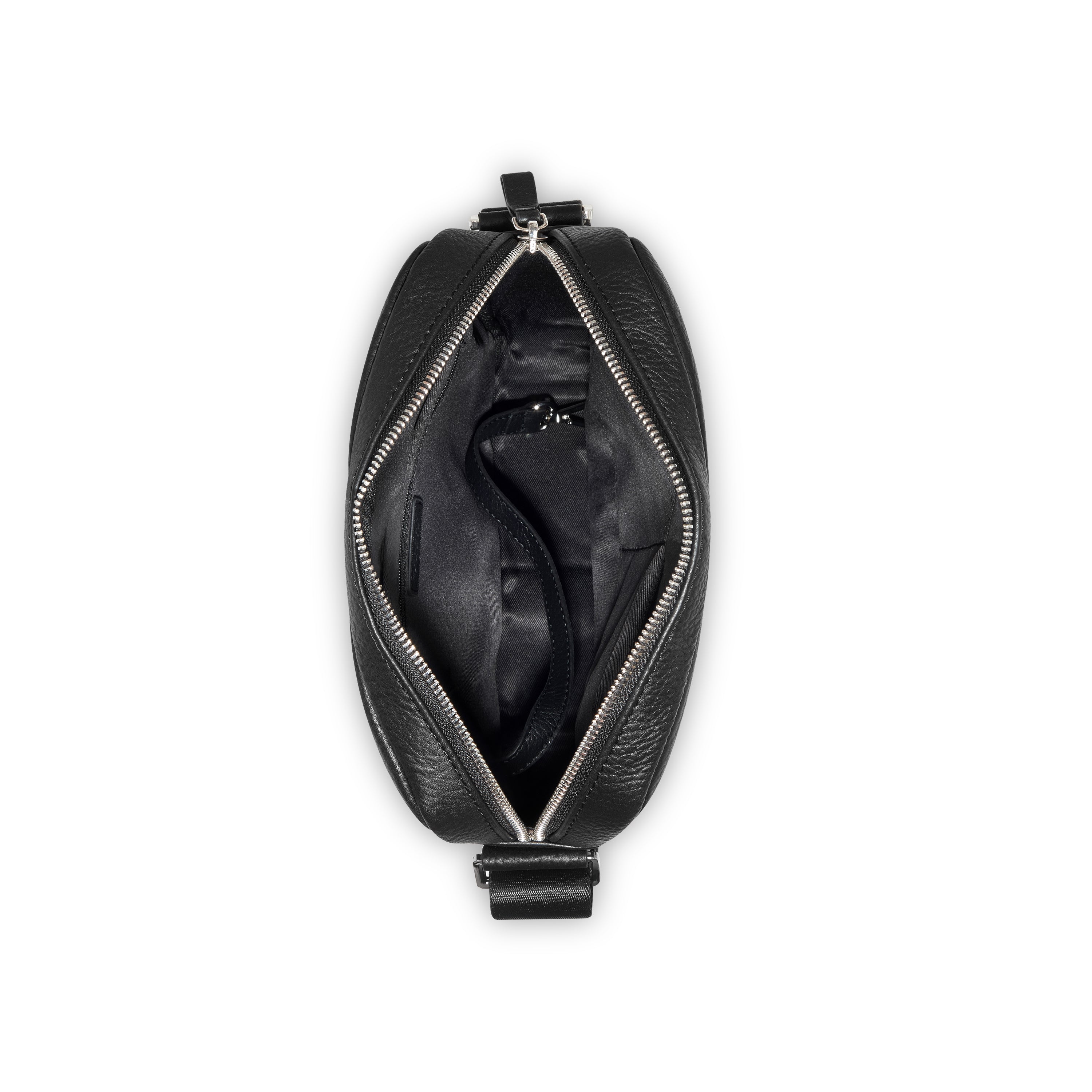 LE CUIR GRAINE| Crossbody Bag BLACK
