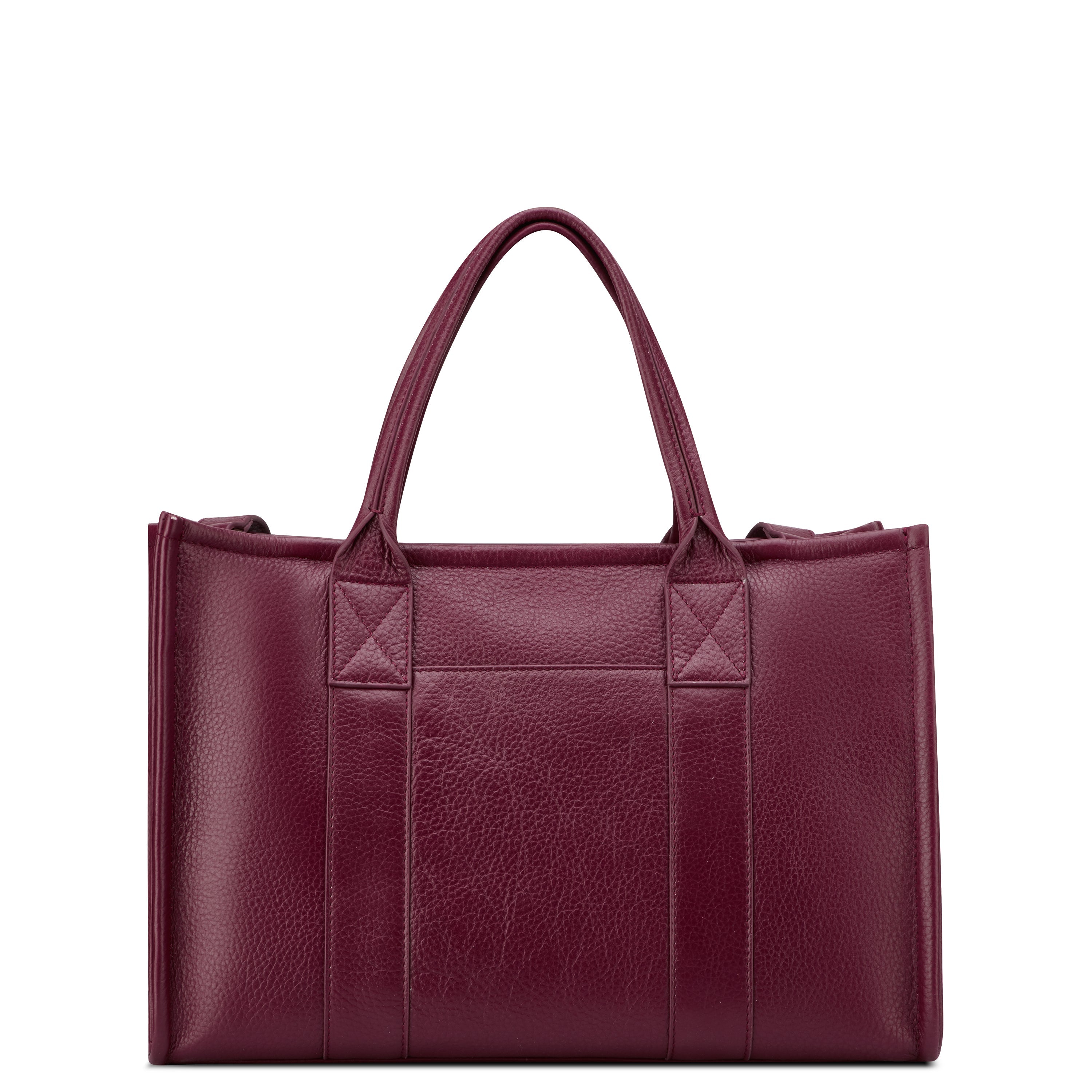 LE CUIR GRAINE| Handtasche BURGUNDERROT