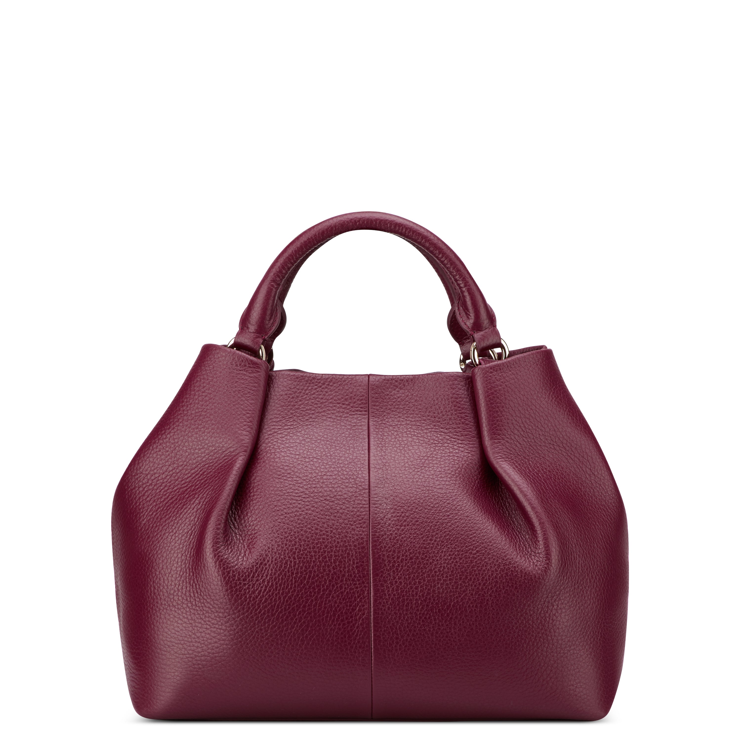 LE CUIR GRAINE| Handtasche BURGUNDERROT