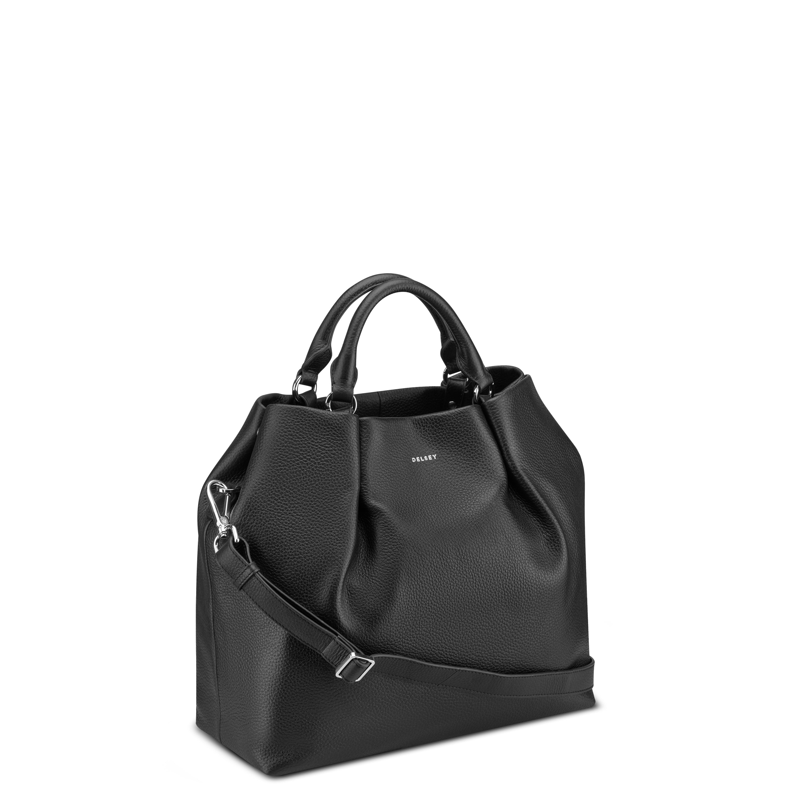 LE CUIR GRAINE| Handtasche SCHWARZ