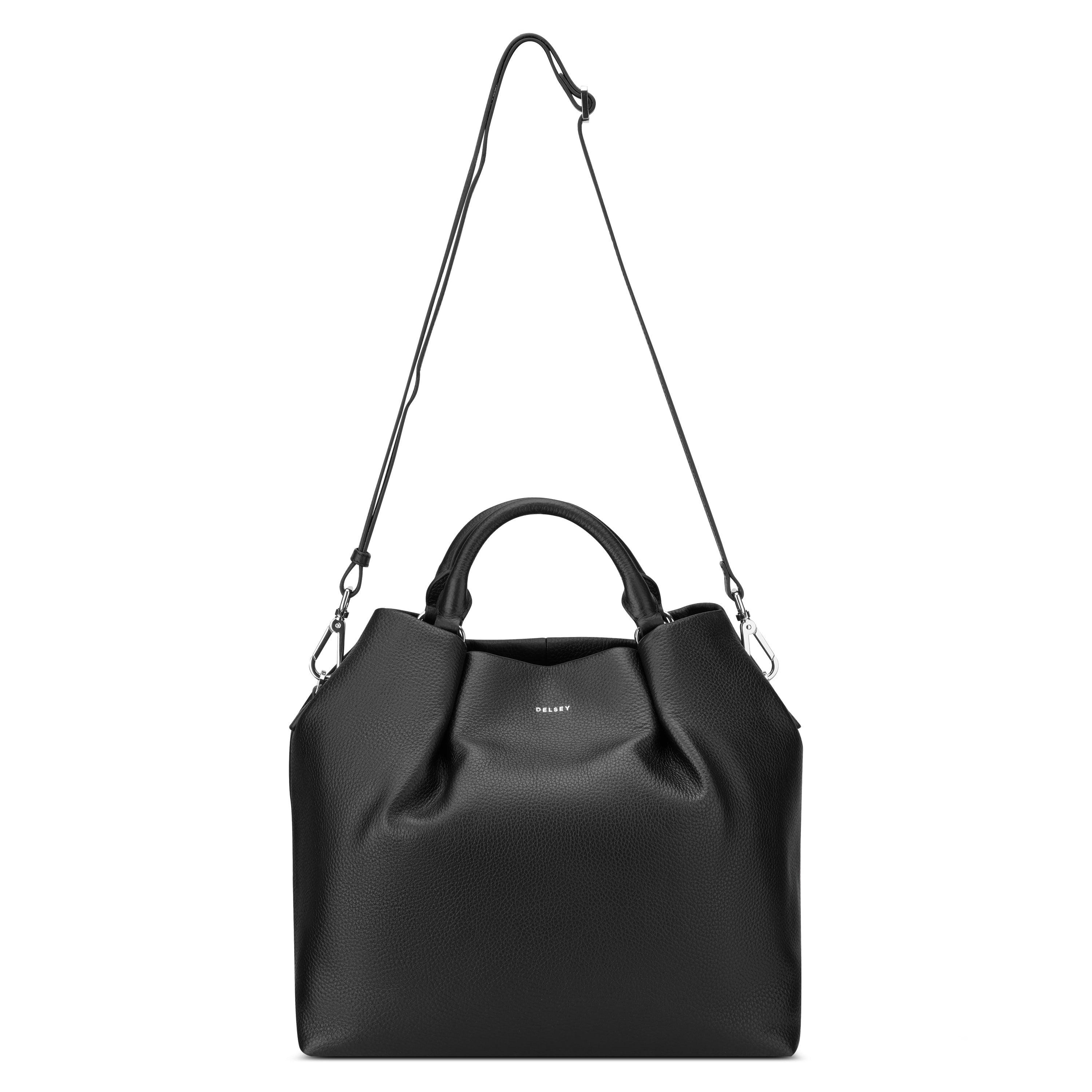 LE CUIR GRAINE| Handtasche SCHWARZ