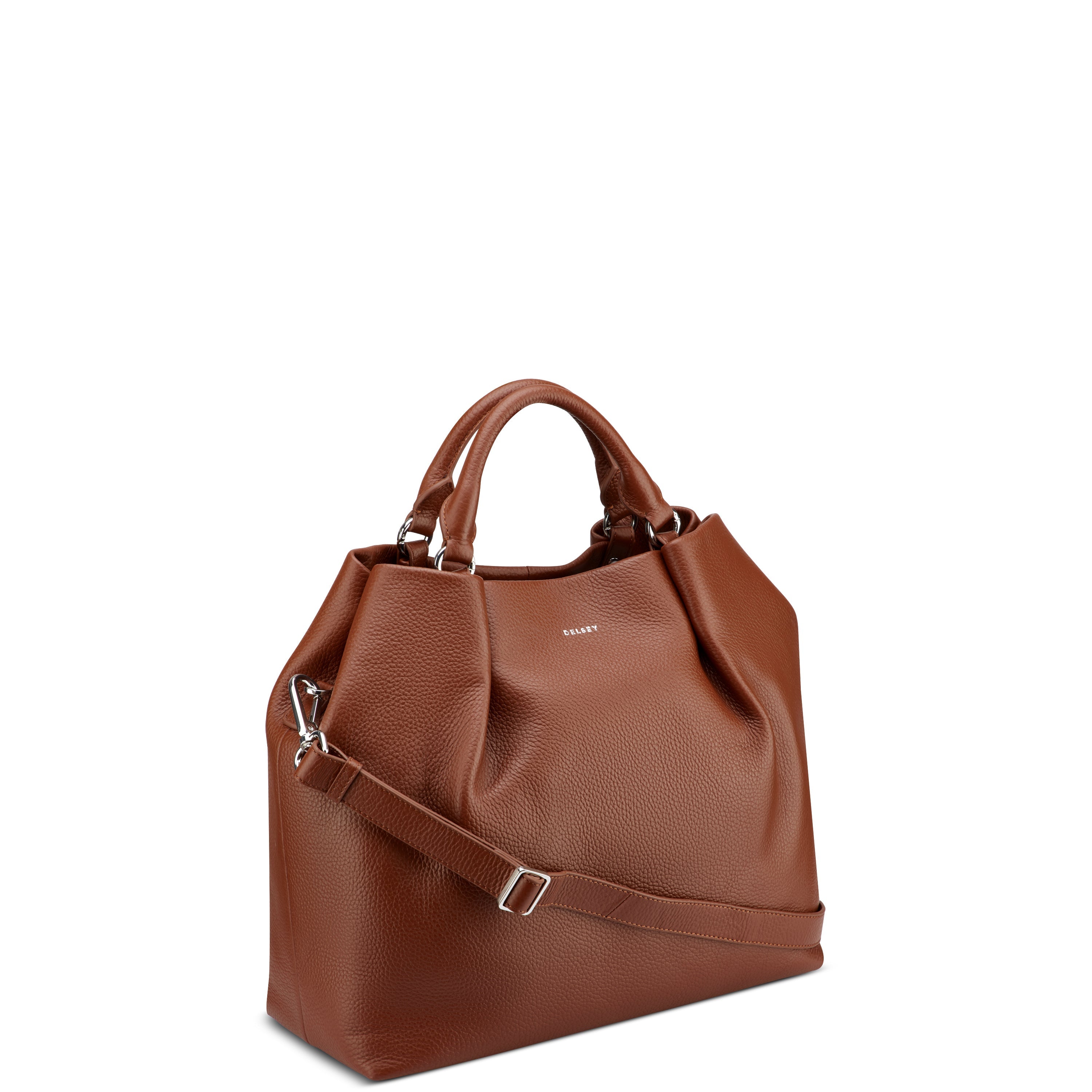 LE CUIR GRAINE| Handtasche COGNAC