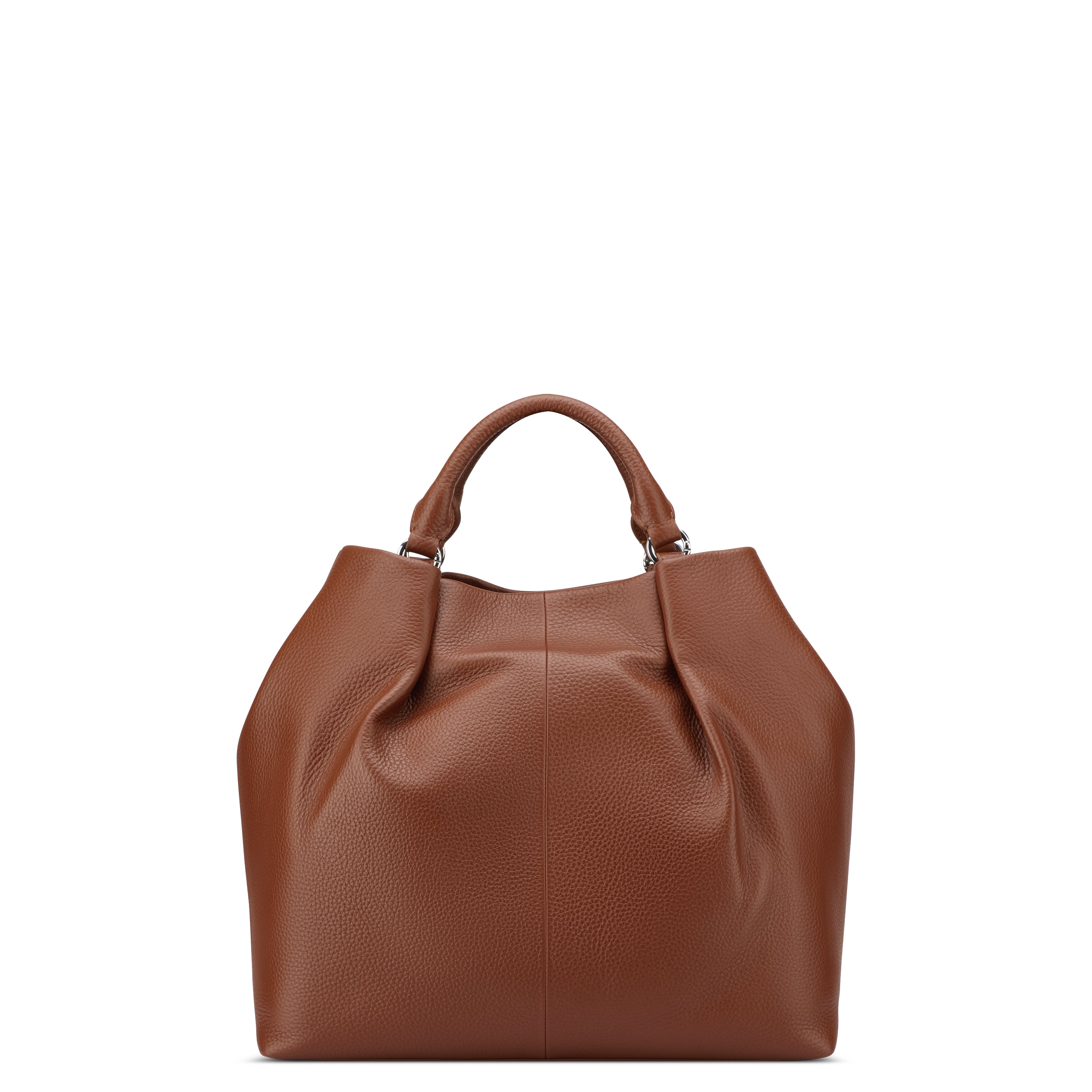 LE CUIR GRAINE| Handtasche COGNAC