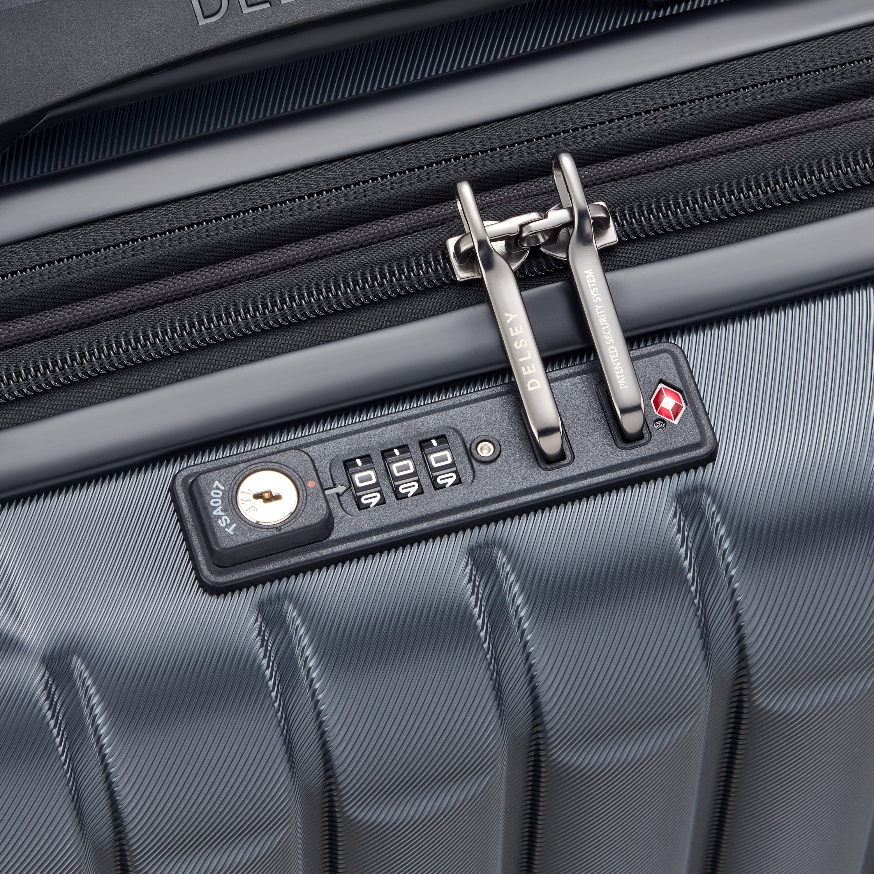 LONGITUDE| Koffer Check-In erweiterbar 55 CM ANTHRAZIT