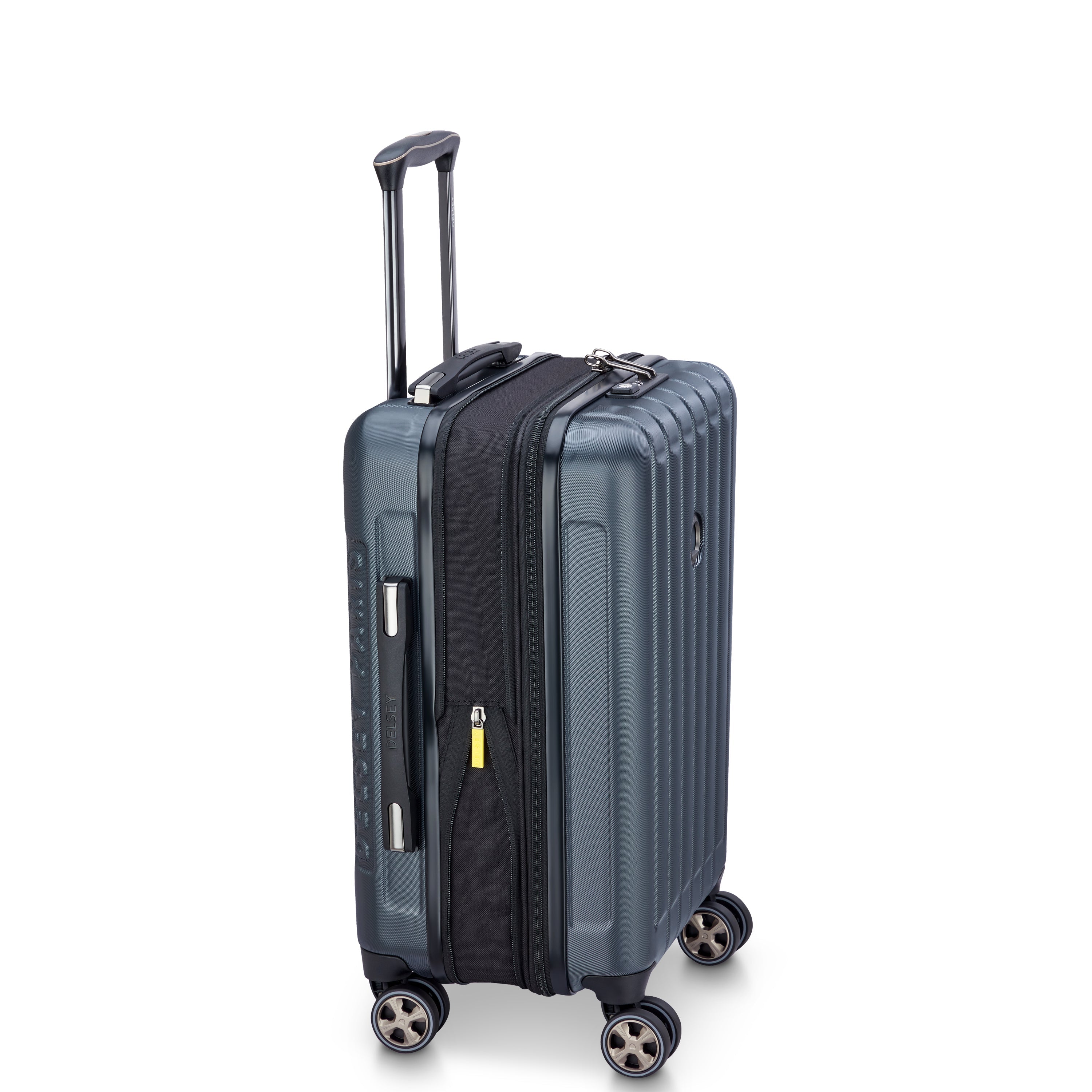 LONGITUDE| Koffer Check-In erweiterbar 55 CM ANTHRAZIT