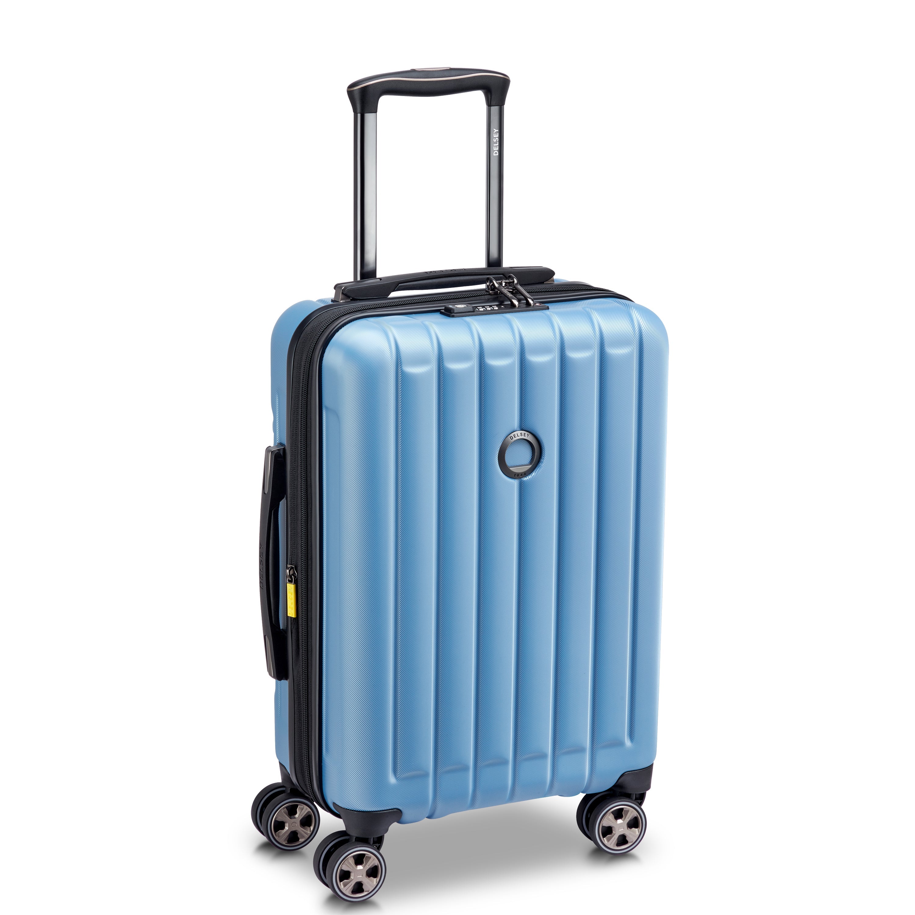 LONGITUDE| Koffer Check-In erweiterbar 55 CM BLAU