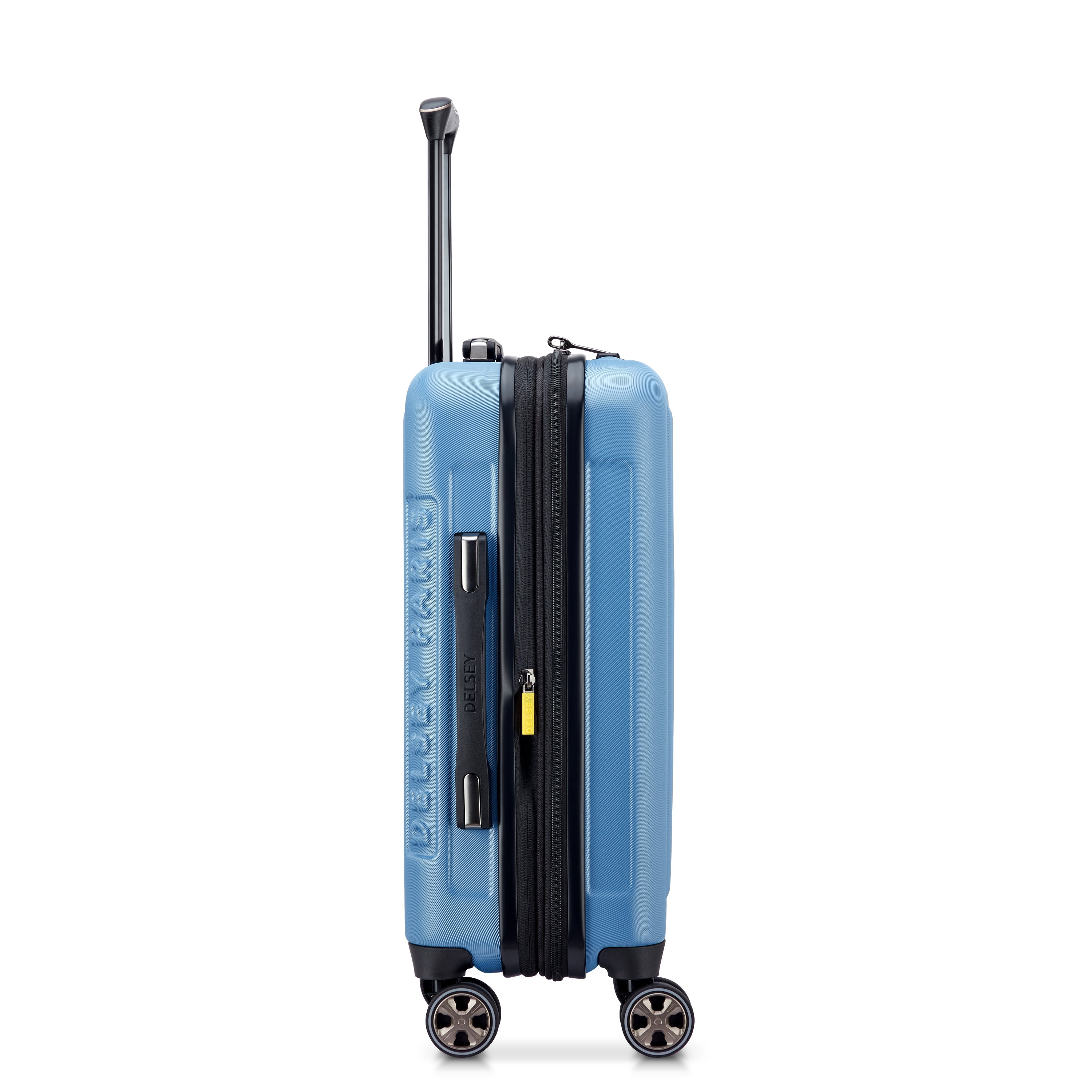 LONGITUDE| Koffer Check-In erweiterbar 55 CM BLAU