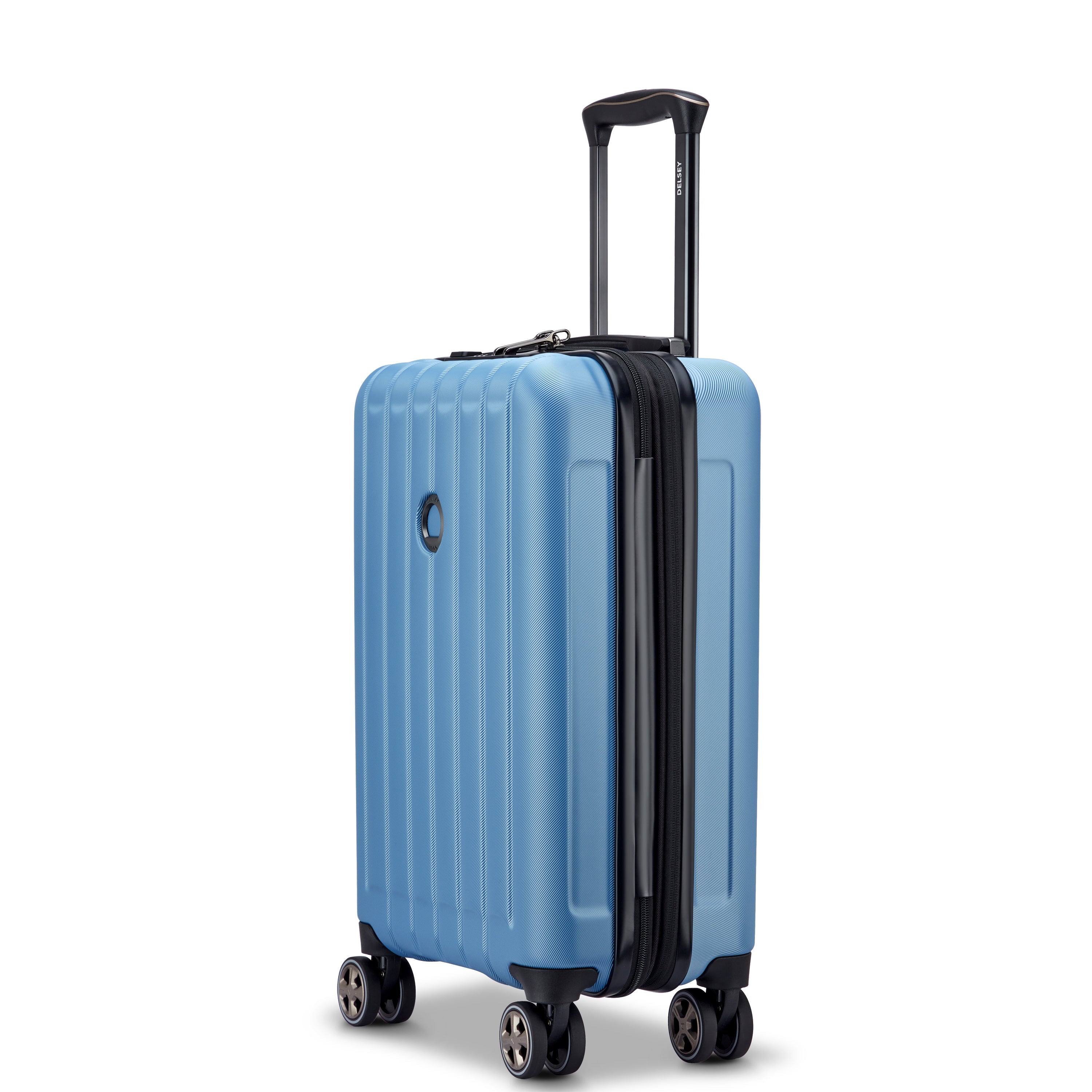 LONGITUDE| Koffer Check-In erweiterbar 55 CM BLAU