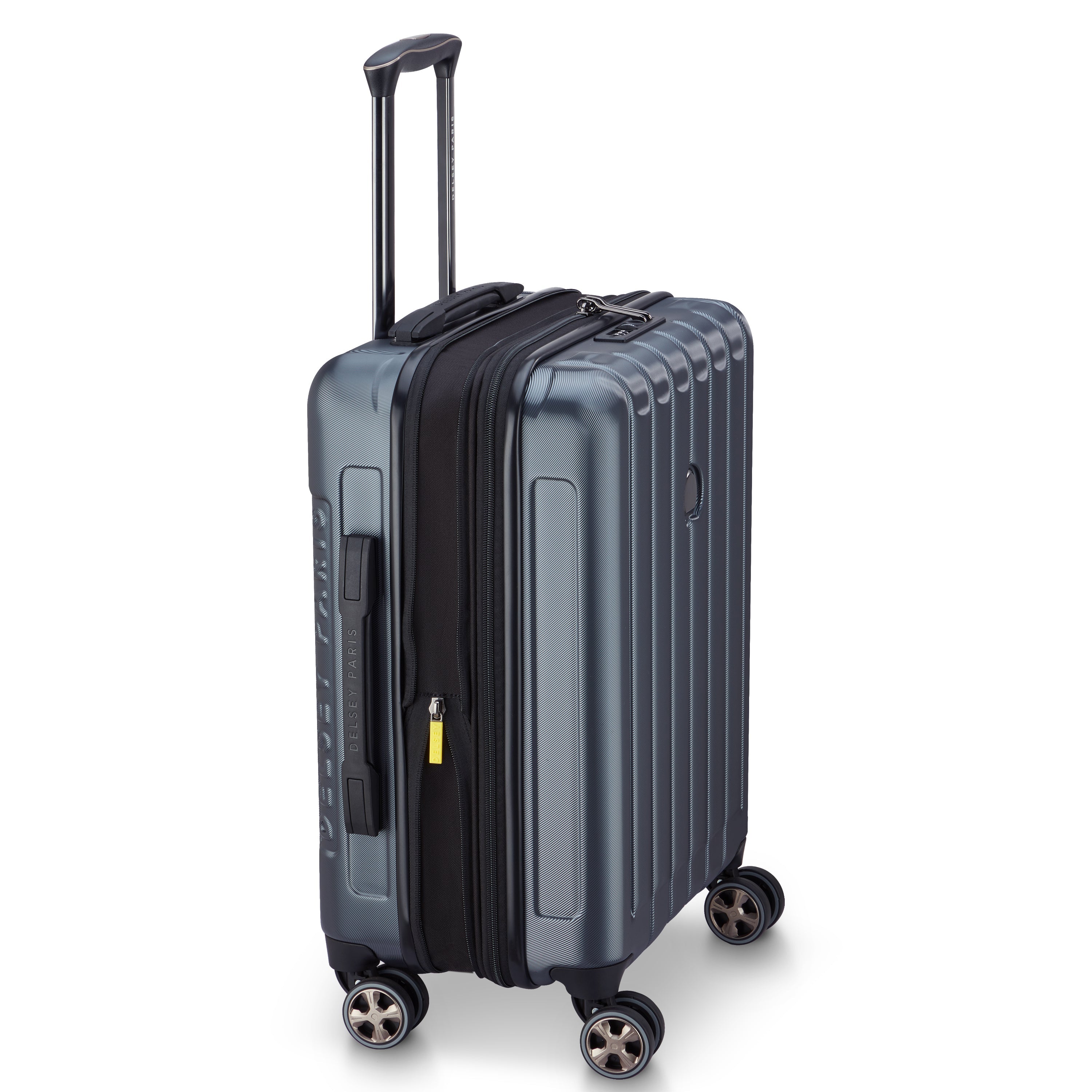 LONGITUDE| Koffer Kabine Slim Erweiterbar 55 CM ANTHRAZIT