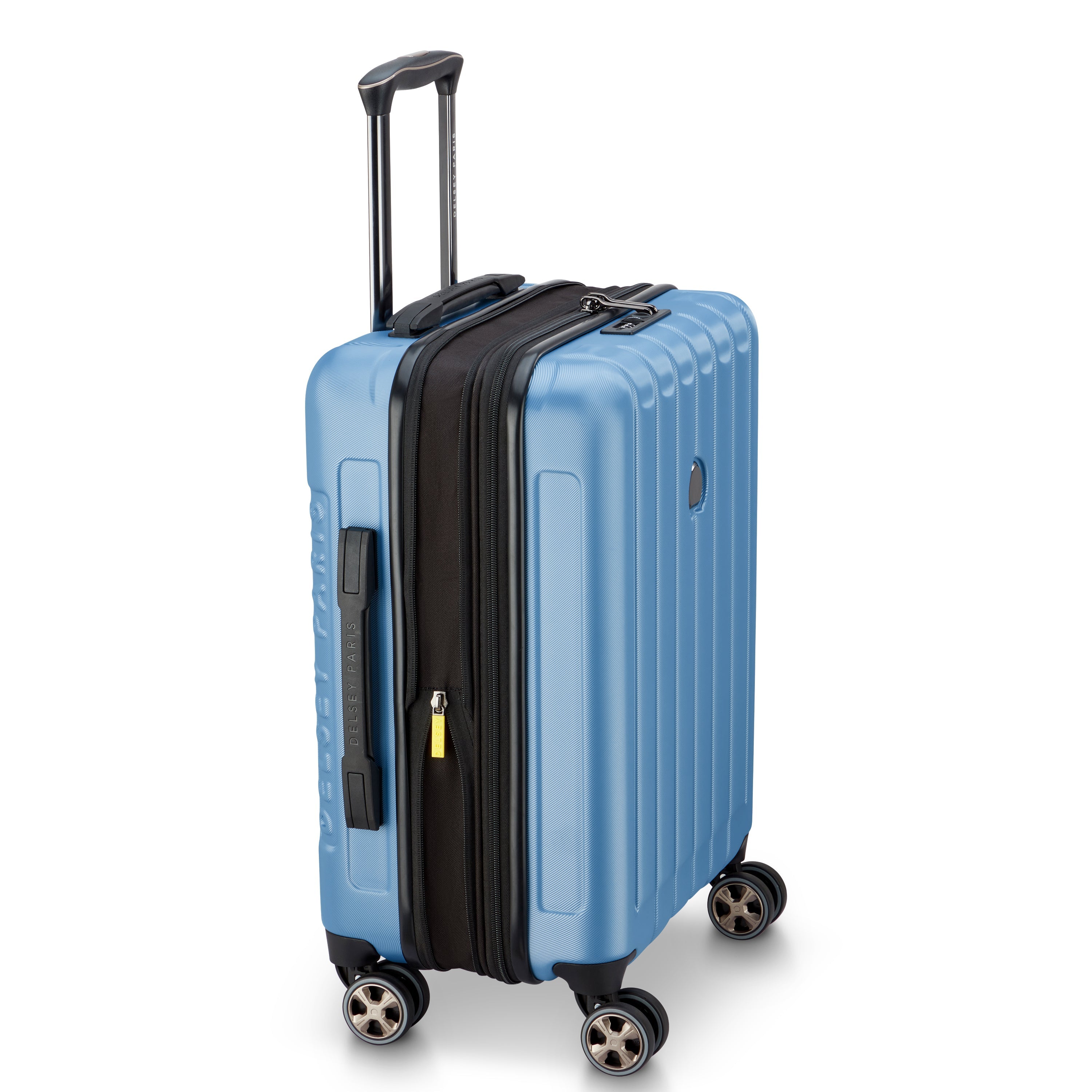 LONGITUDE| Koffer Kabine slim erweiterbar 55 CM BLAU