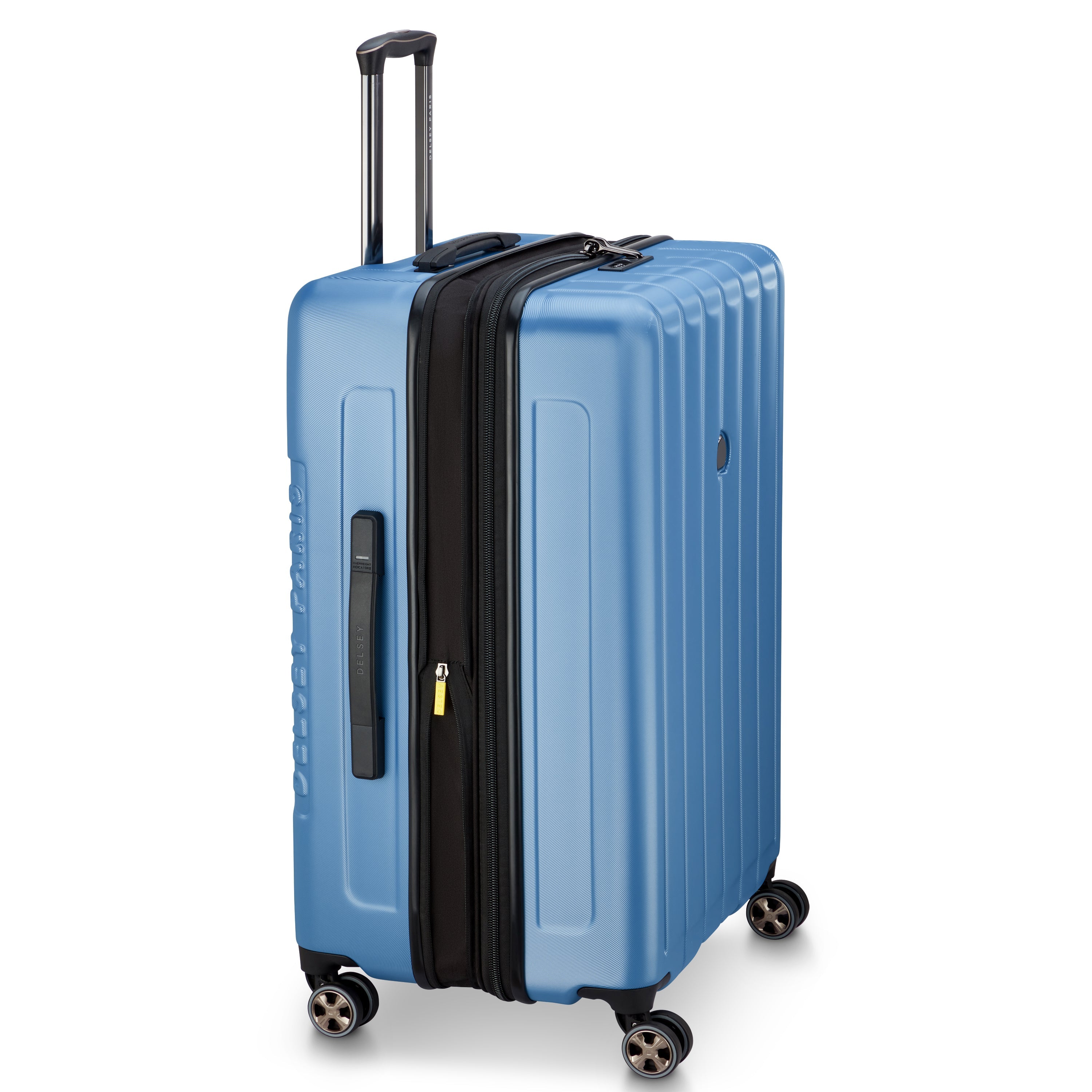 LONGITUDE| Koffer Check-In erweiterbar 76 CM BLAU