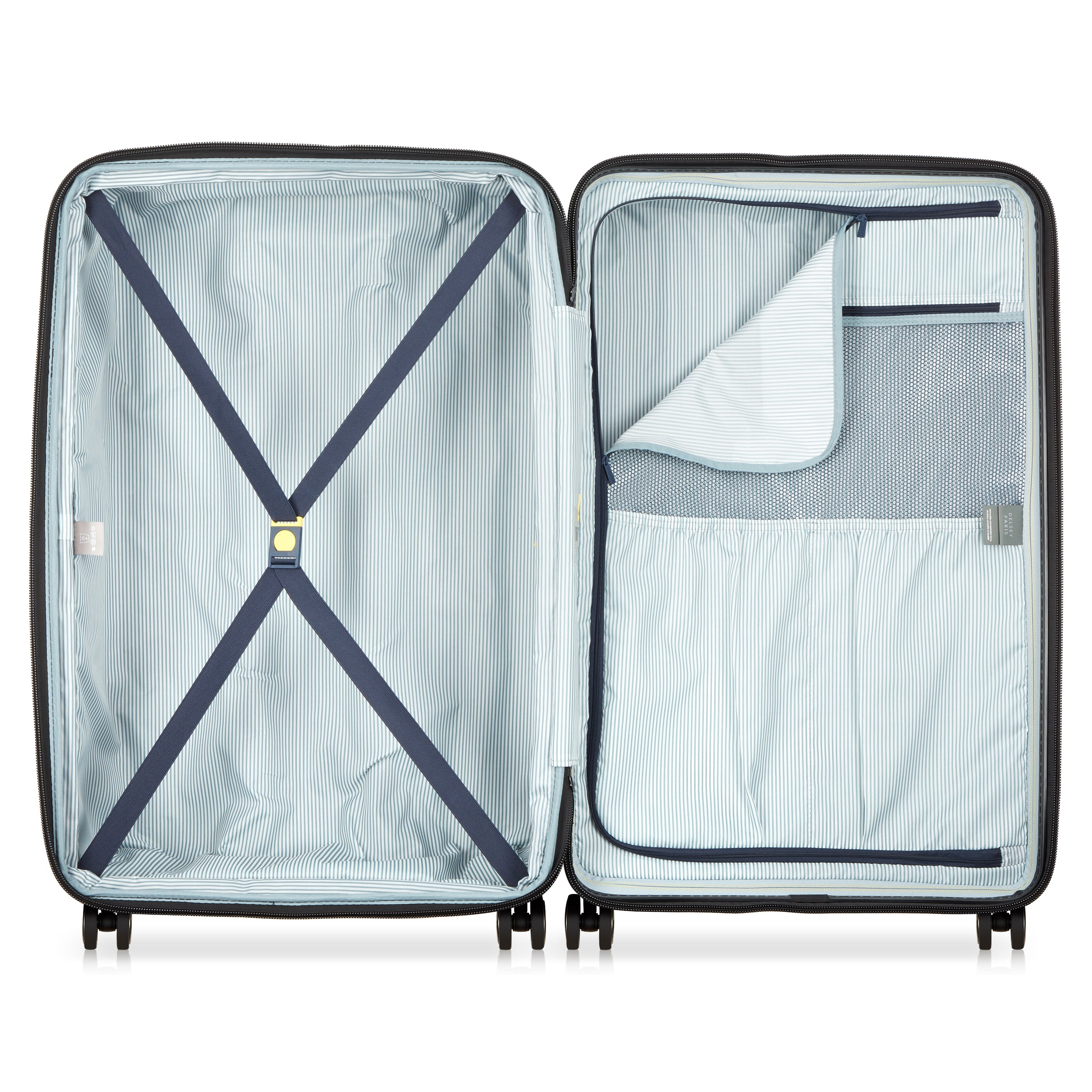 LONGITUDE| Koffer Aufgabe Erweiterbar 81 CM BLAU