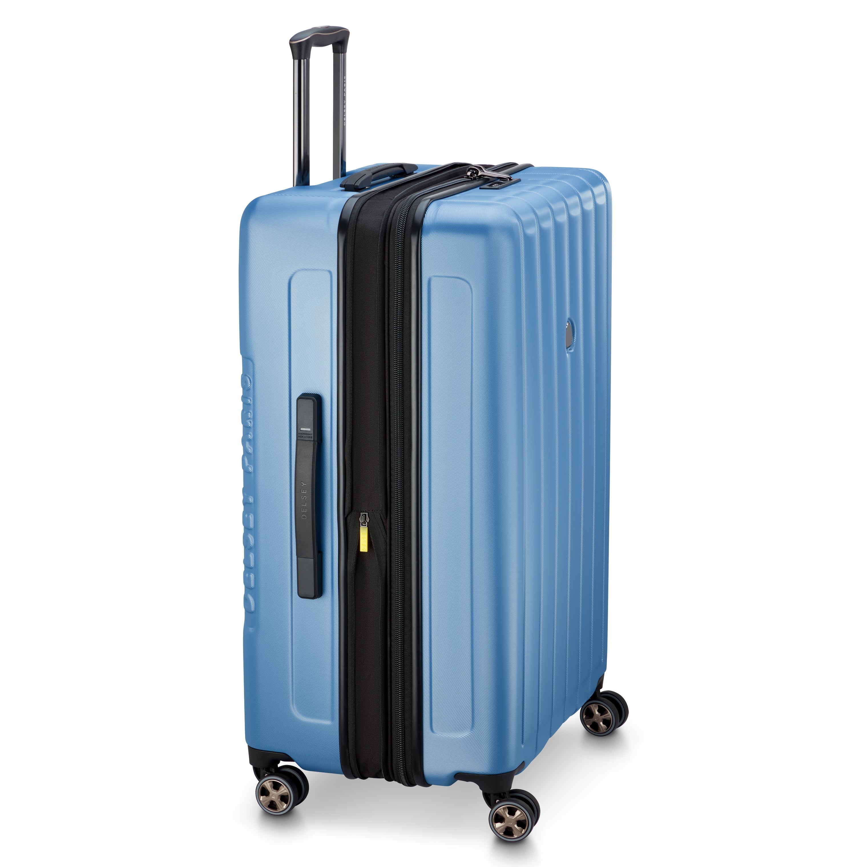 LONGITUDE| Koffer Aufgabe Erweiterbar 81 CM BLAU