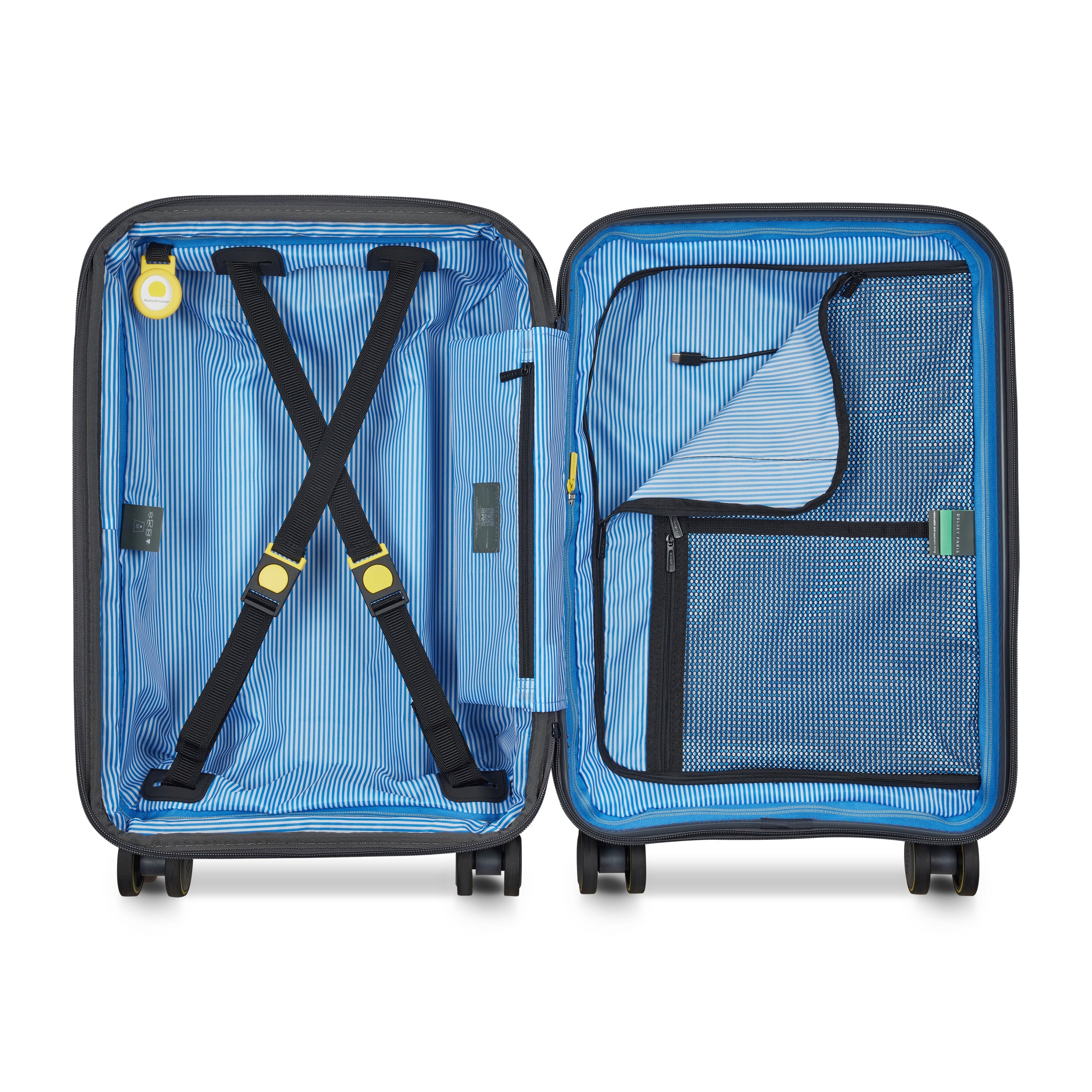 LUTECE| Koffer Kabine Erweiterbar 55 CM GRAPHIT