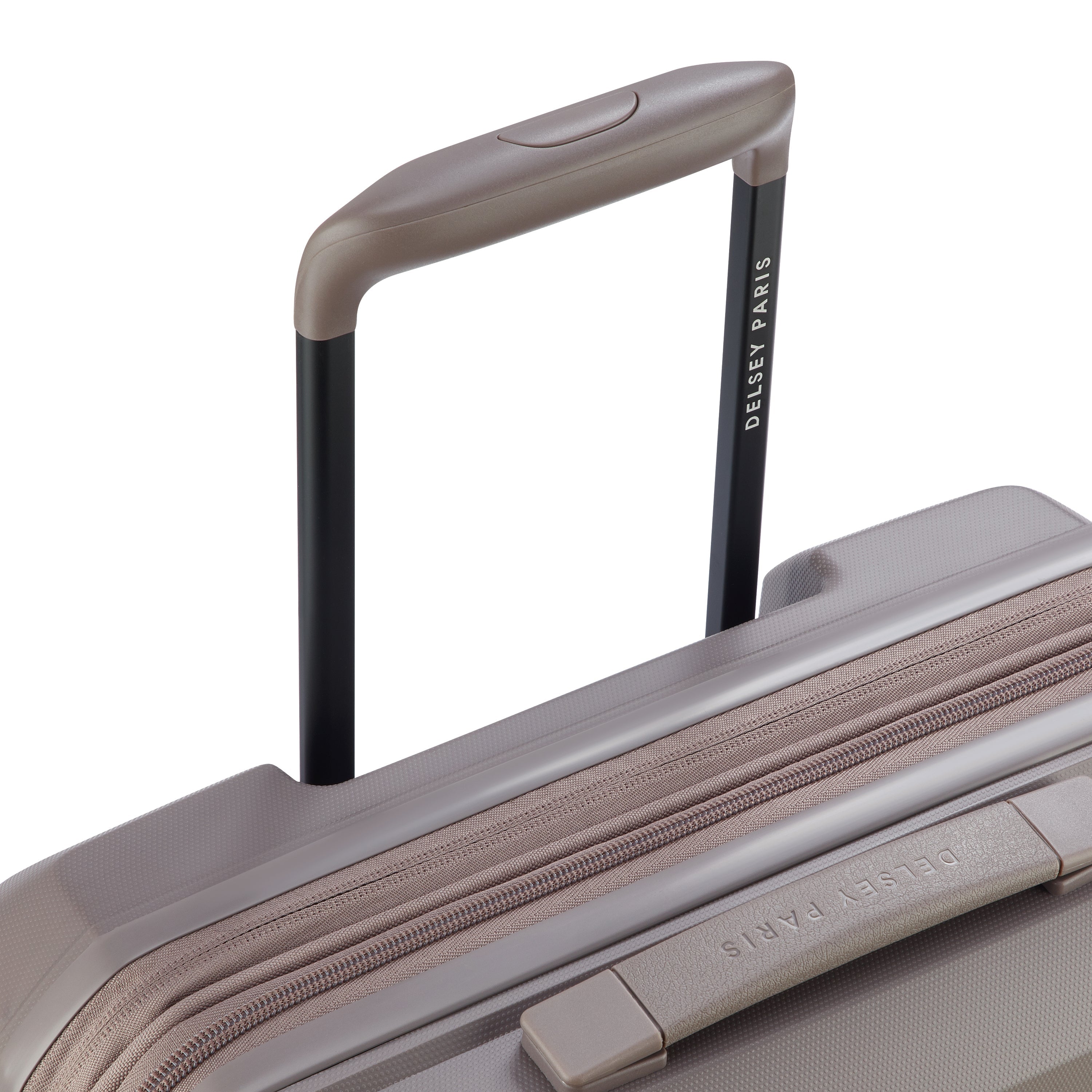 LUTECE| Koffer Kabine Slim Erweiterbar 55 CM BRAUN