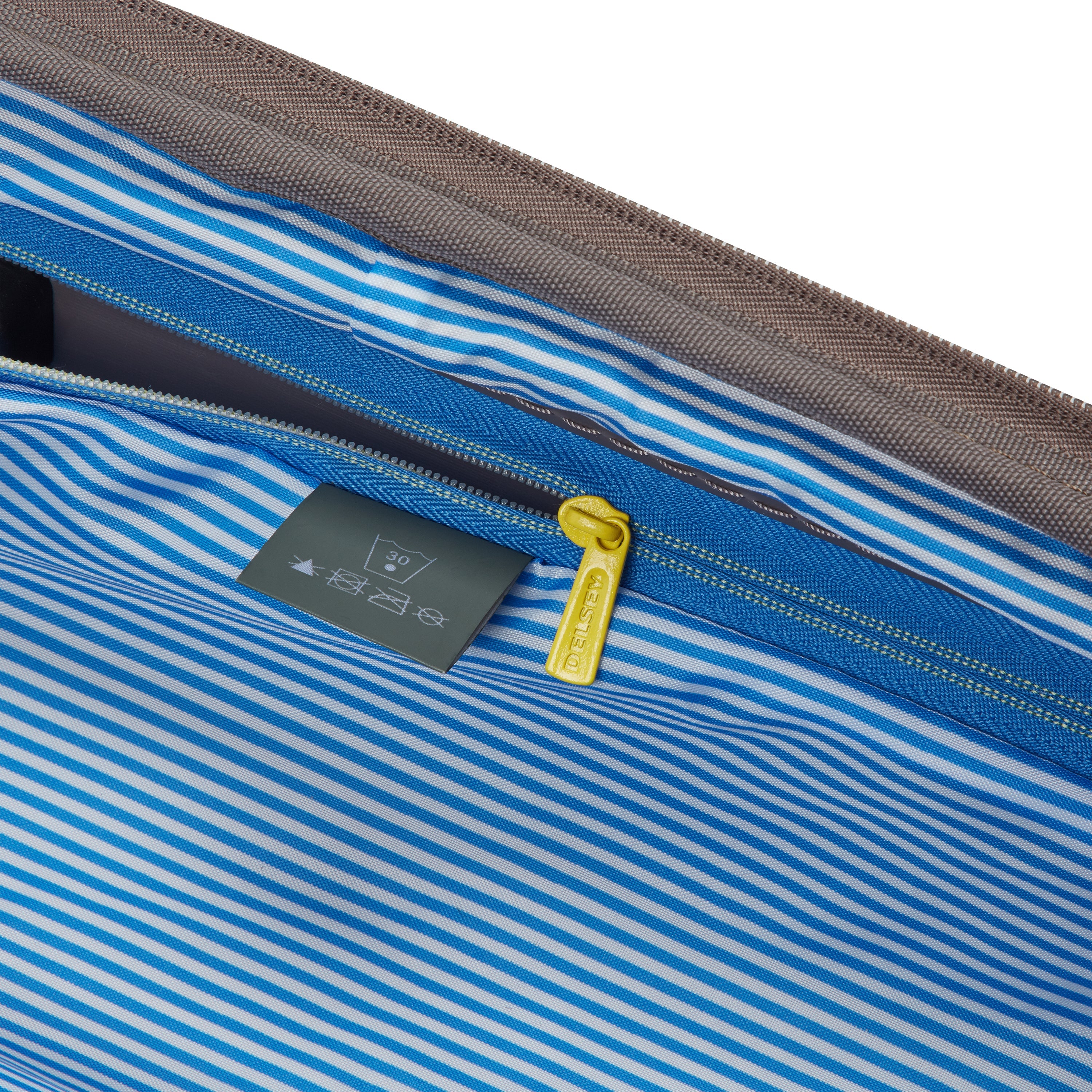 LUTECE| Koffer Kabine Slim Erweiterbar 55 CM BRAUN