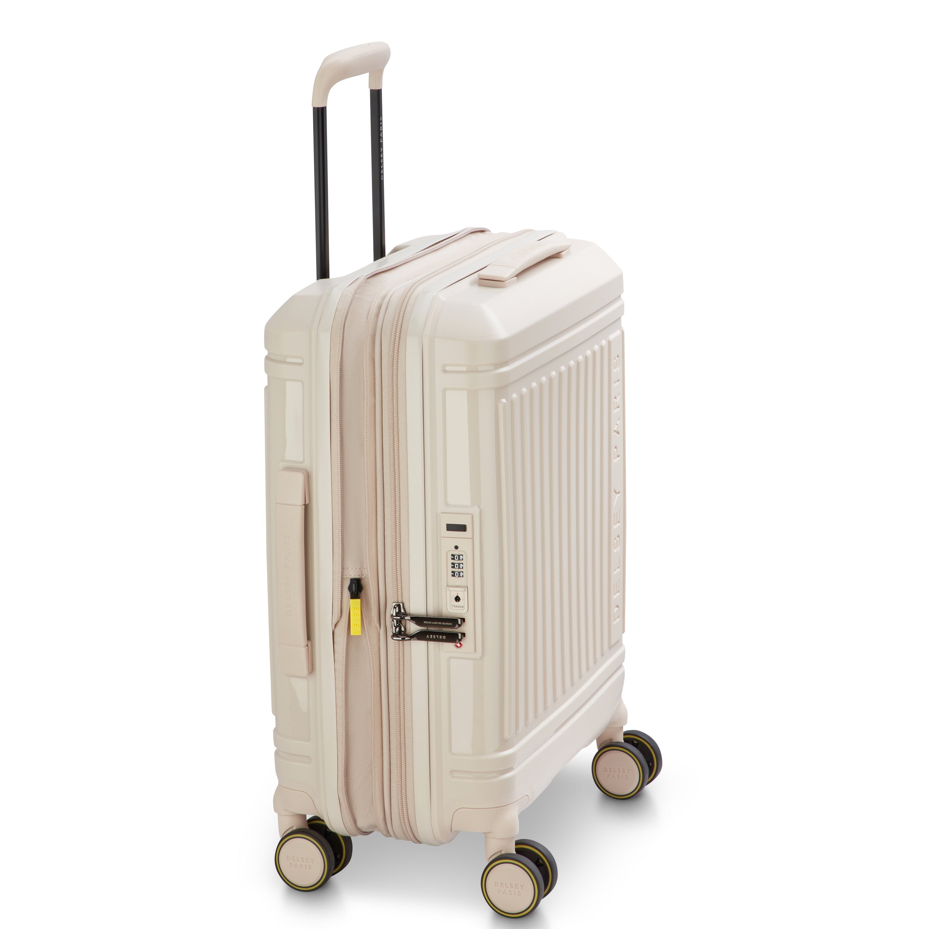 LUTECE| Koffer Kabine Slim Erweiterbar 55 CM BEIGE