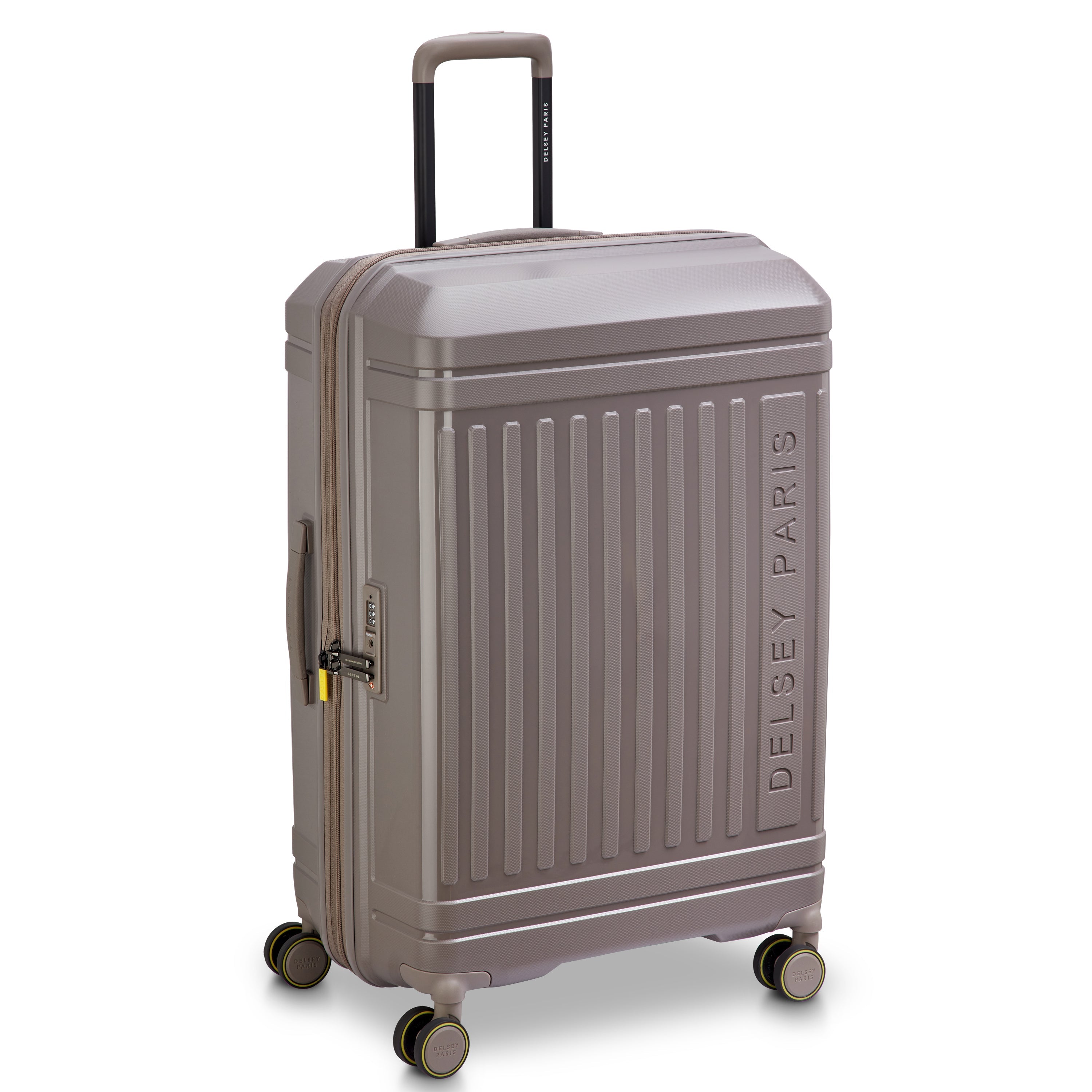 LUTECE| Koffer Check-In Erweiterbar 76 CM BRAUN
