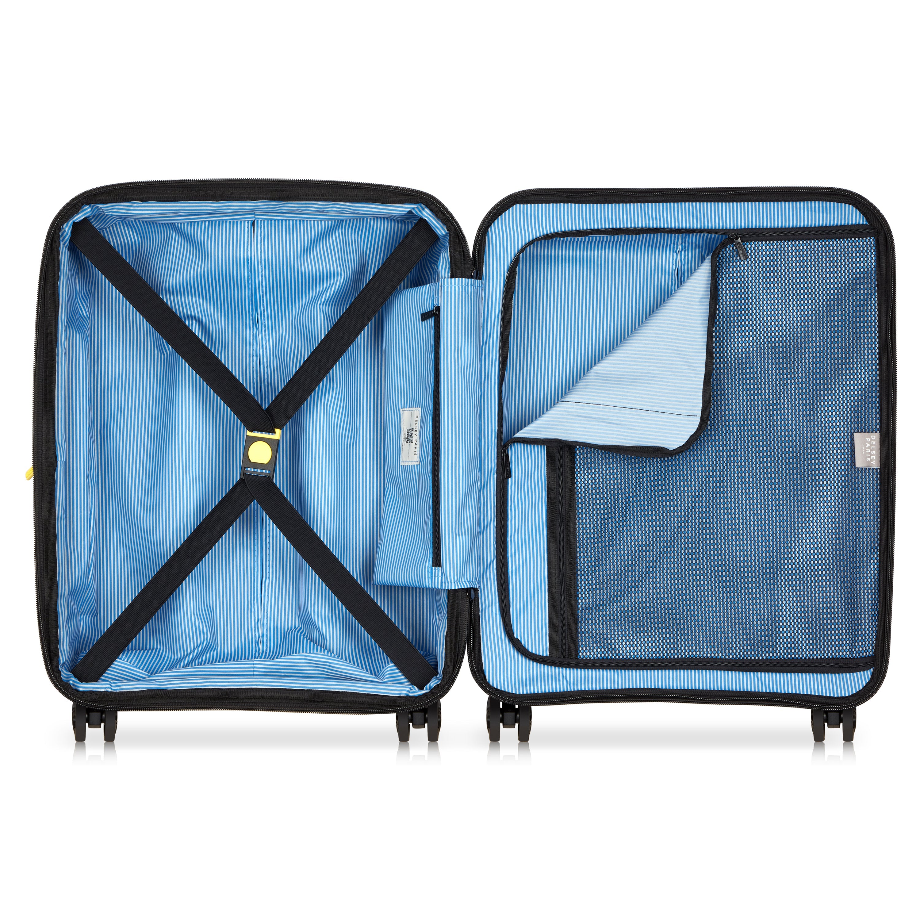 LUTECE SE| Suitcase Cabin slim Expandable 55 CM BLACK