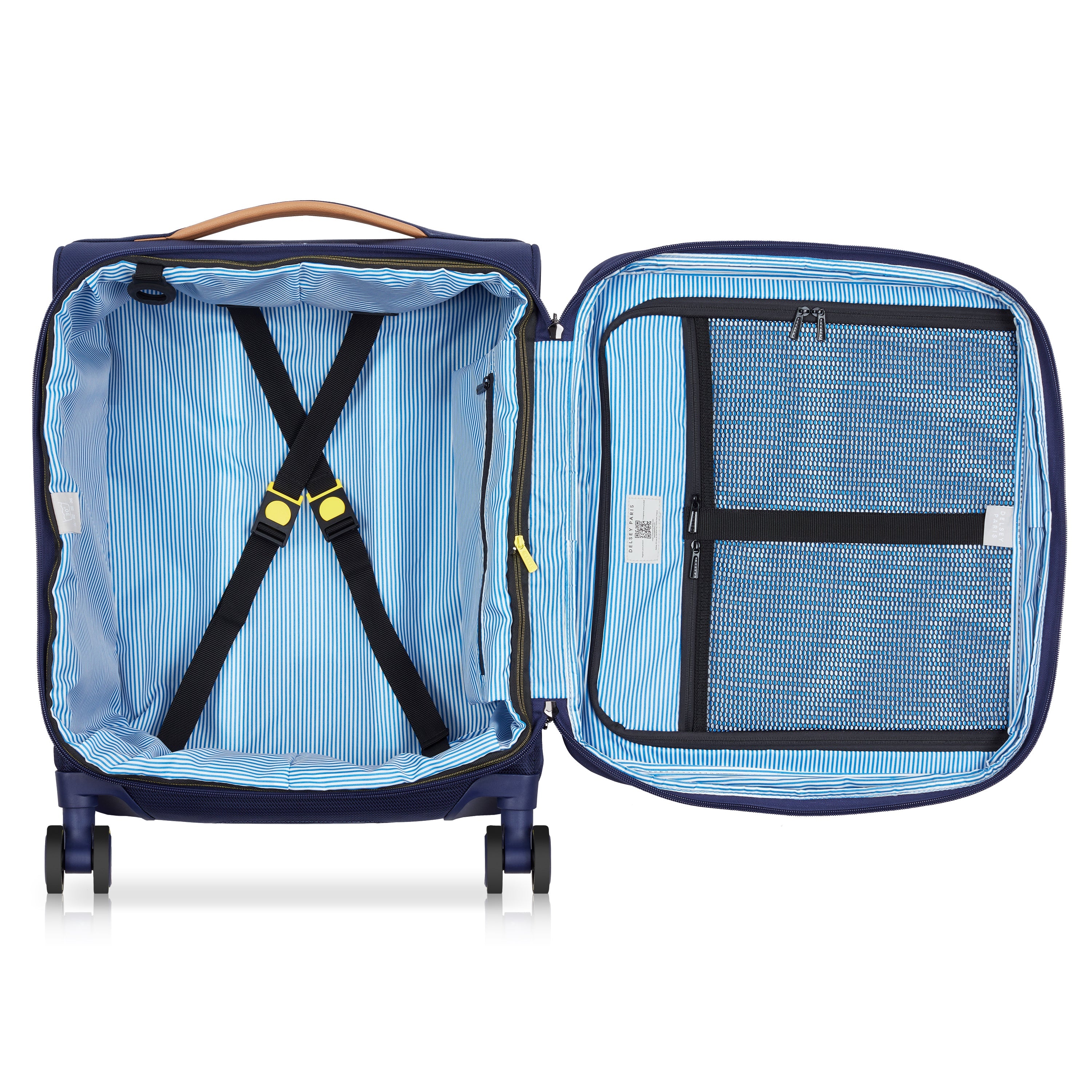 MONTMARTRE 3| Koffer Kabine Slim Erweiterbar 55 CM MARINEBLAU