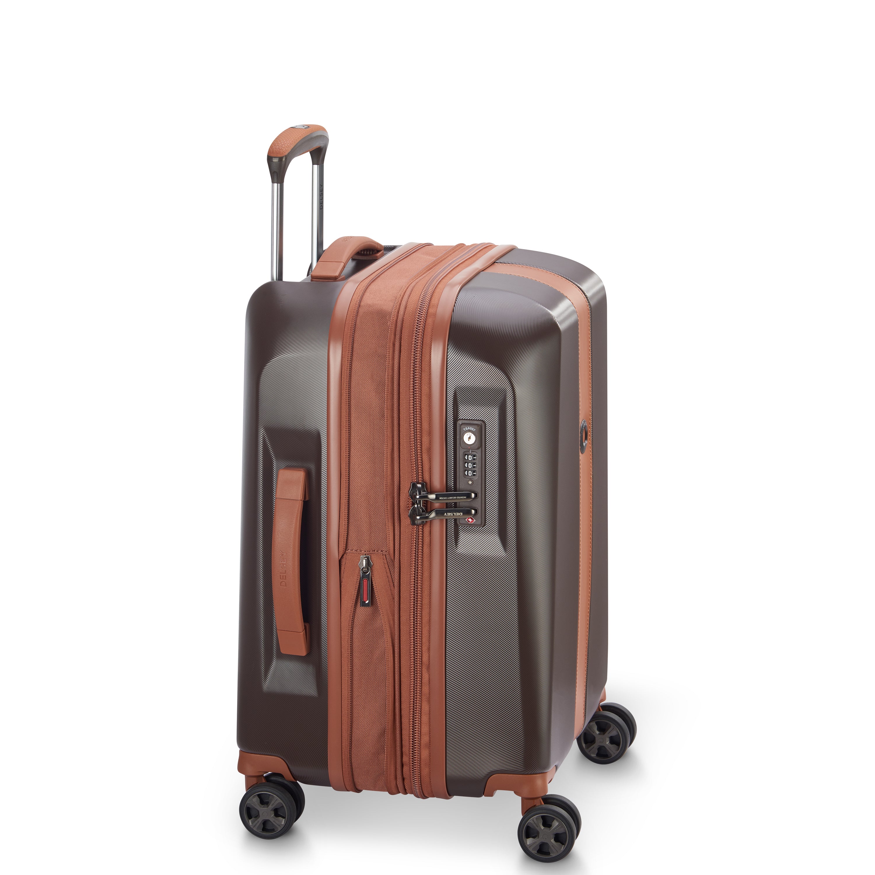 PROMENADE HARD 2.0| Suitcase Cabin Expandable 55 CM CHOCOLATE