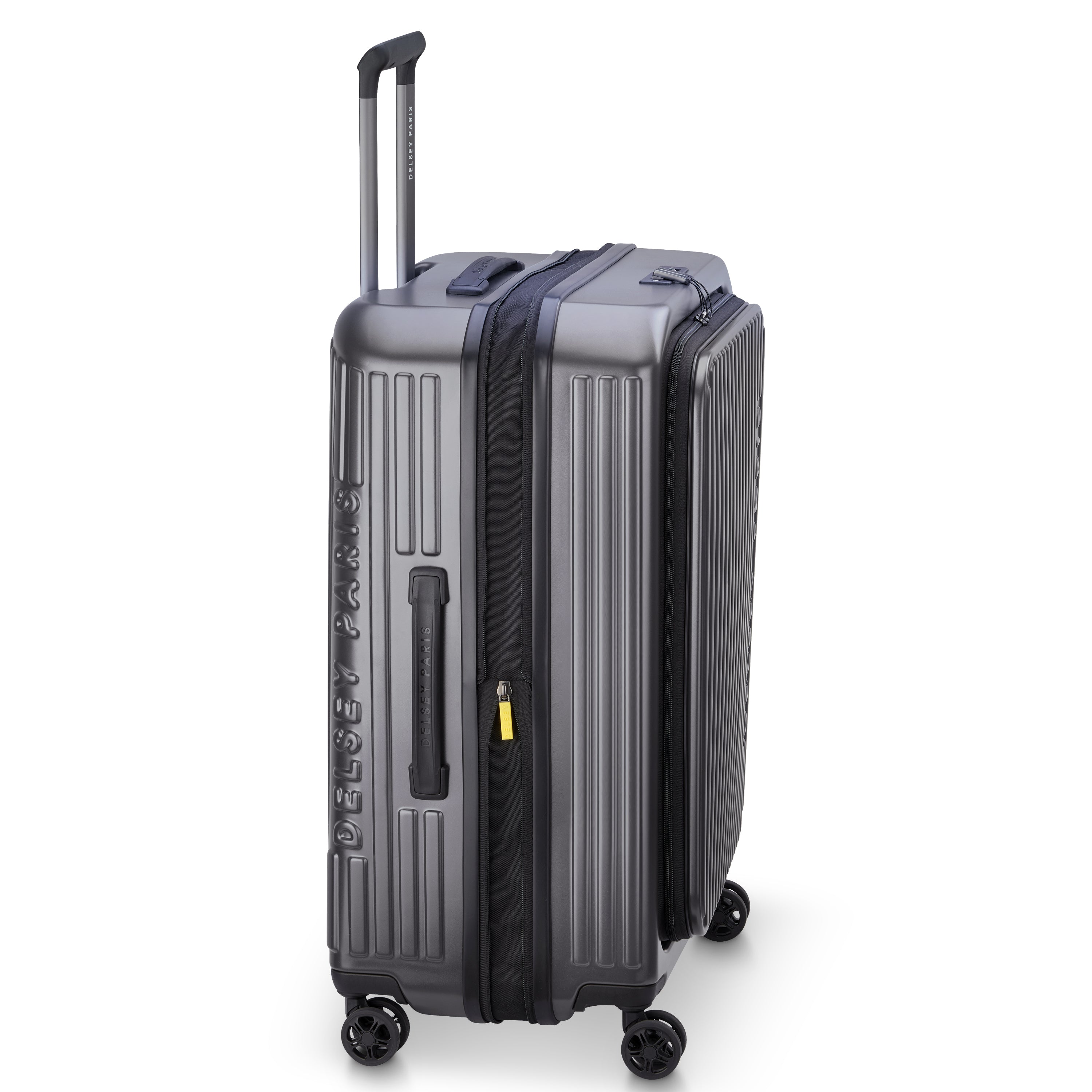 SECURITIME ZIP| Koffer Aufgabe Erweiterbar 65.5 CM ANTHRAZIT