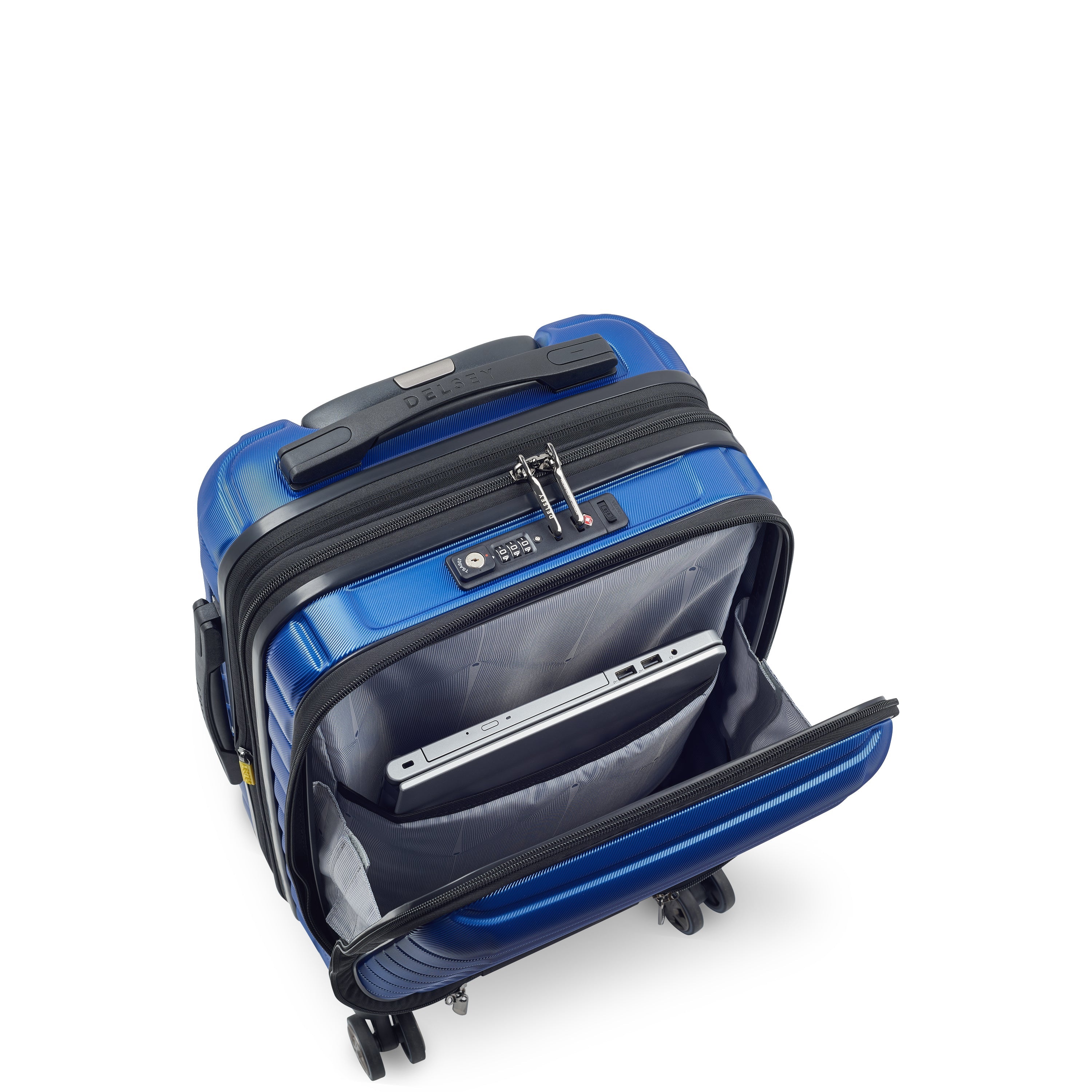 SHADOW 5.0| Suitcase Cabin Expandable 55 CM BLUE