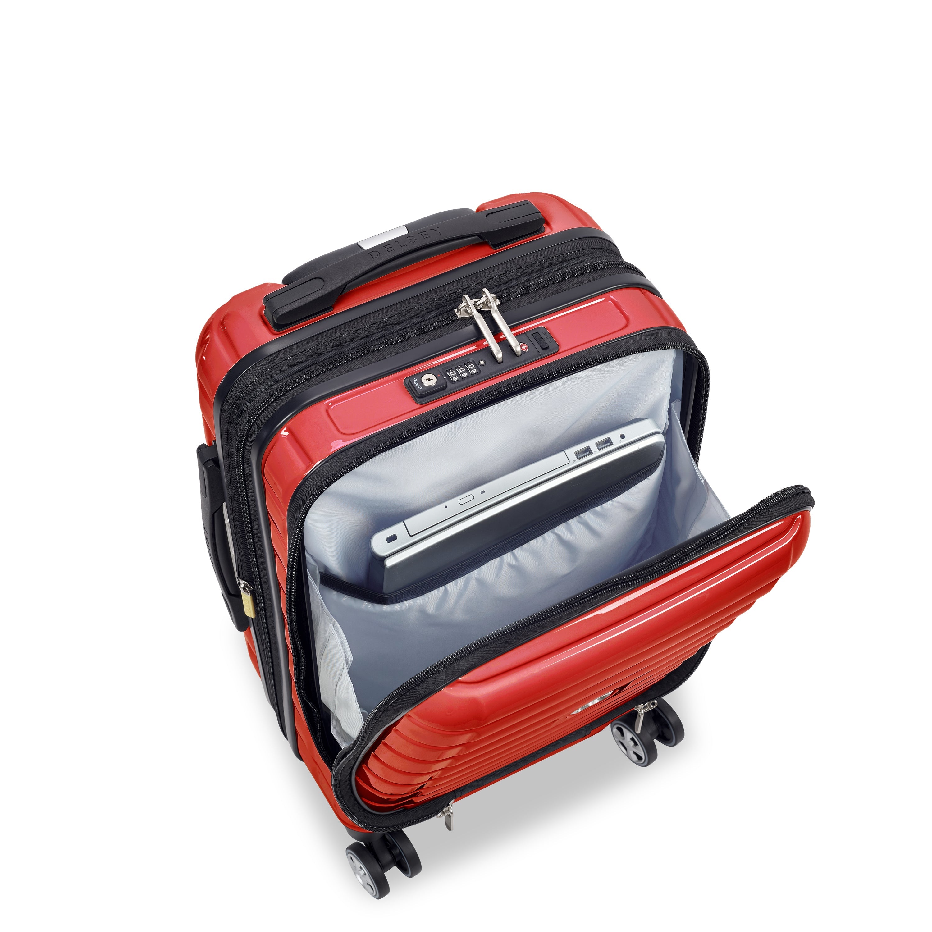 SHADOW 5.0| Suitcase Cabin Expandable 55 CM INTENSE RED