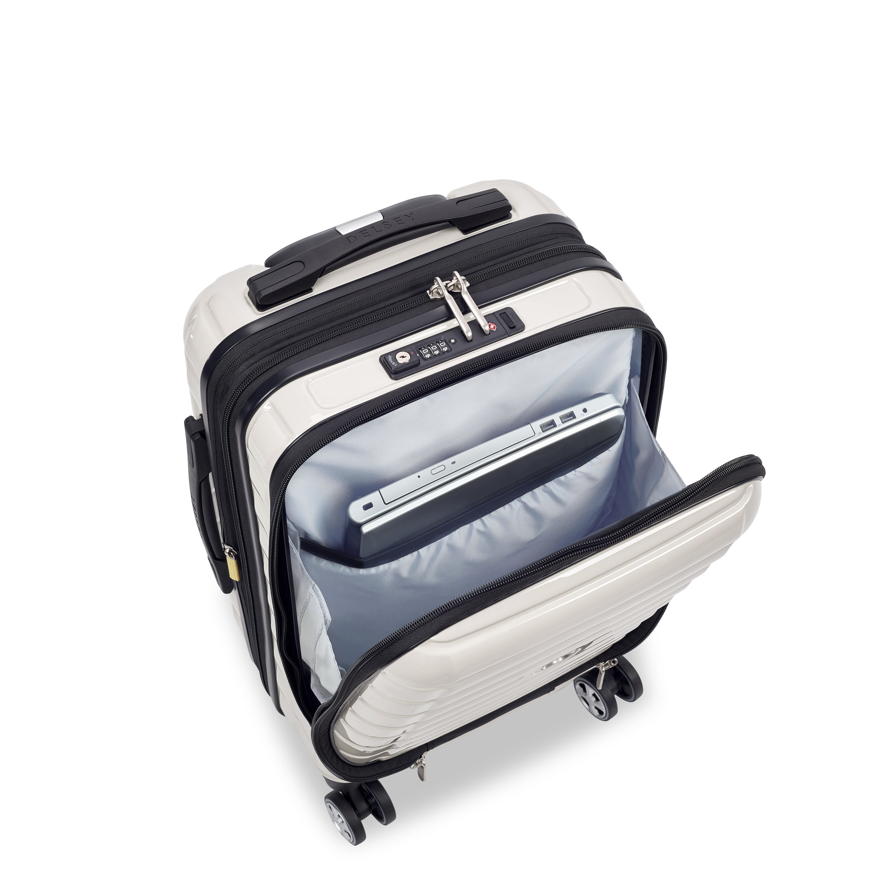 SHADOW 5.0| Suitcase Cabin Expandable 55 CM IVORY