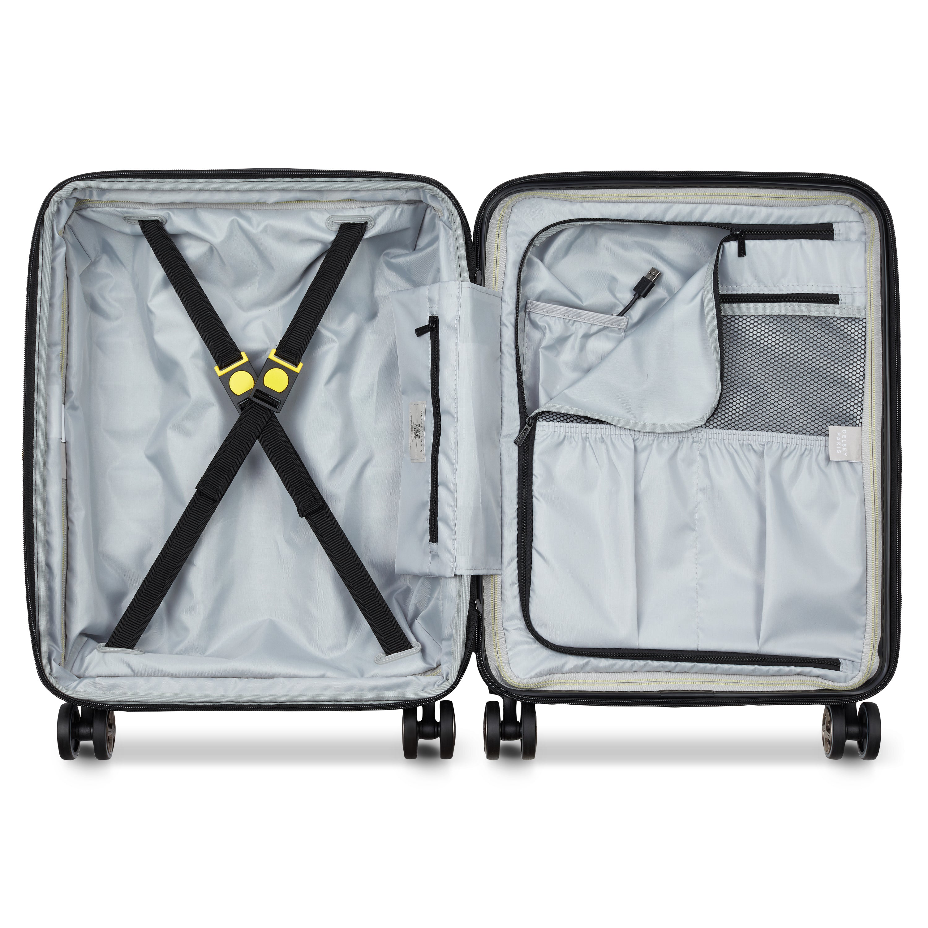 SHADOW 5.0| Suitcase Cabin slim Expandable 55 CM BLACK