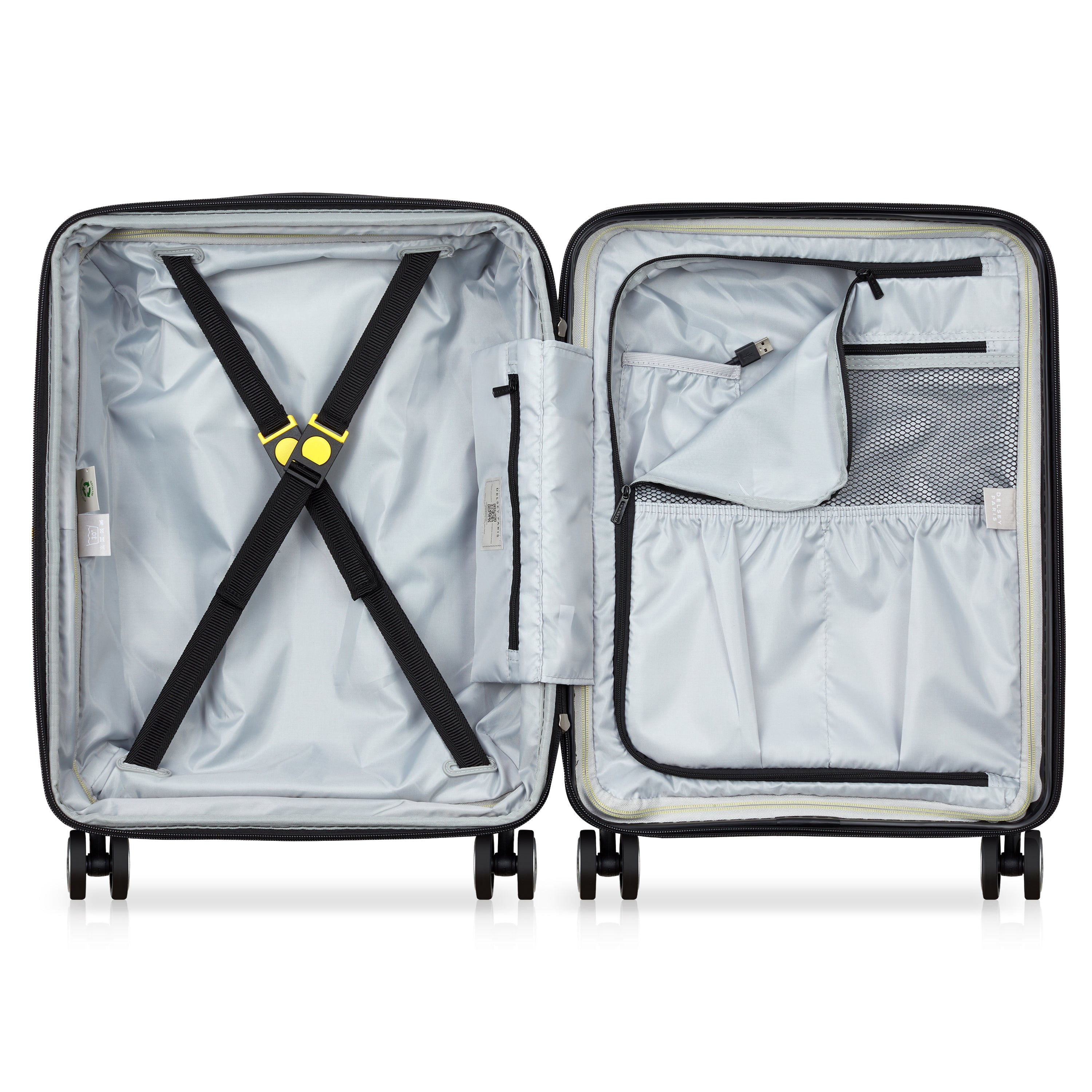 SHADOW 5.0| Valigia Cabina slim Espandibile 55 CM IVORY