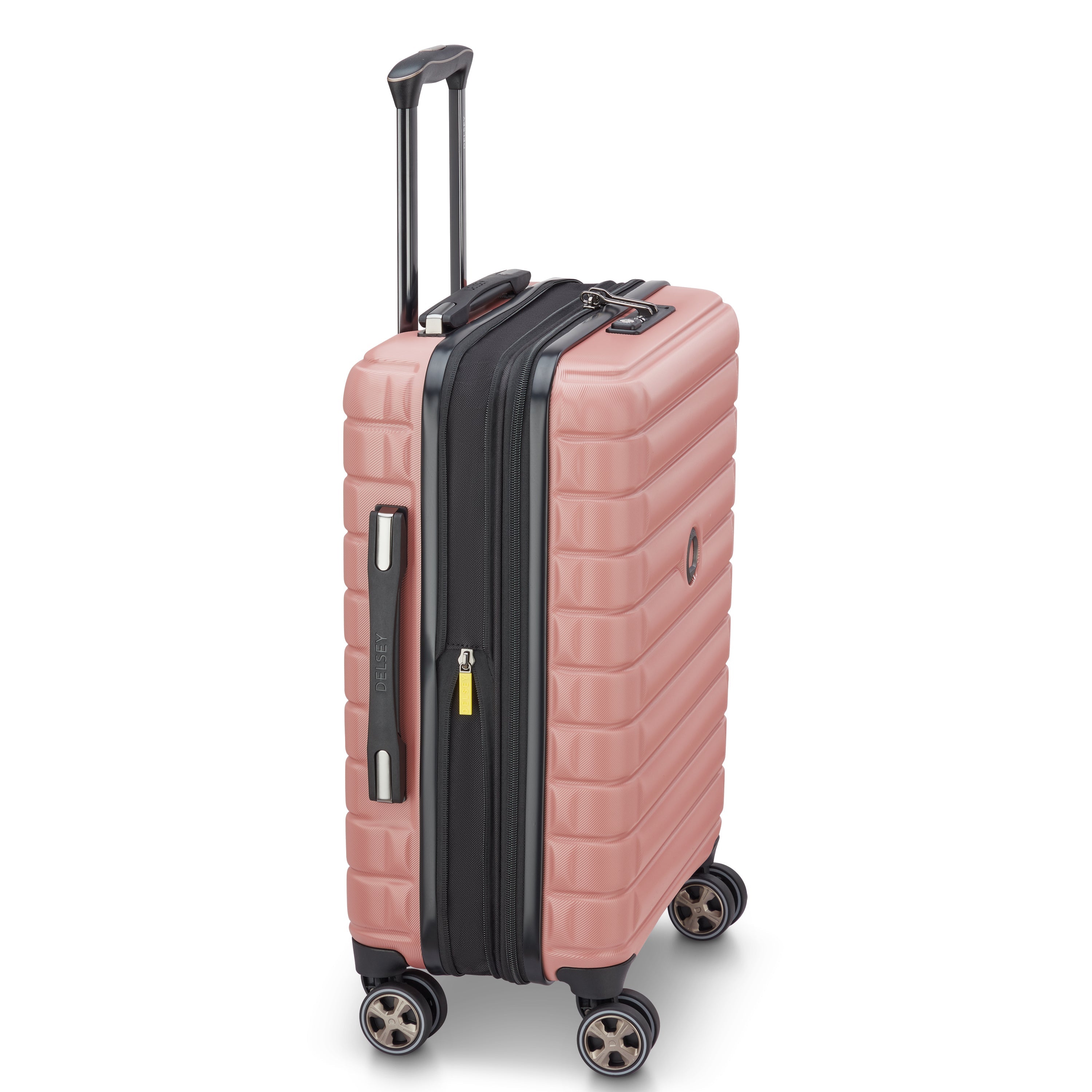 SHADOW 5.0| Trolley Cabina Slim Espandibile 55 CM ROSA CENERE