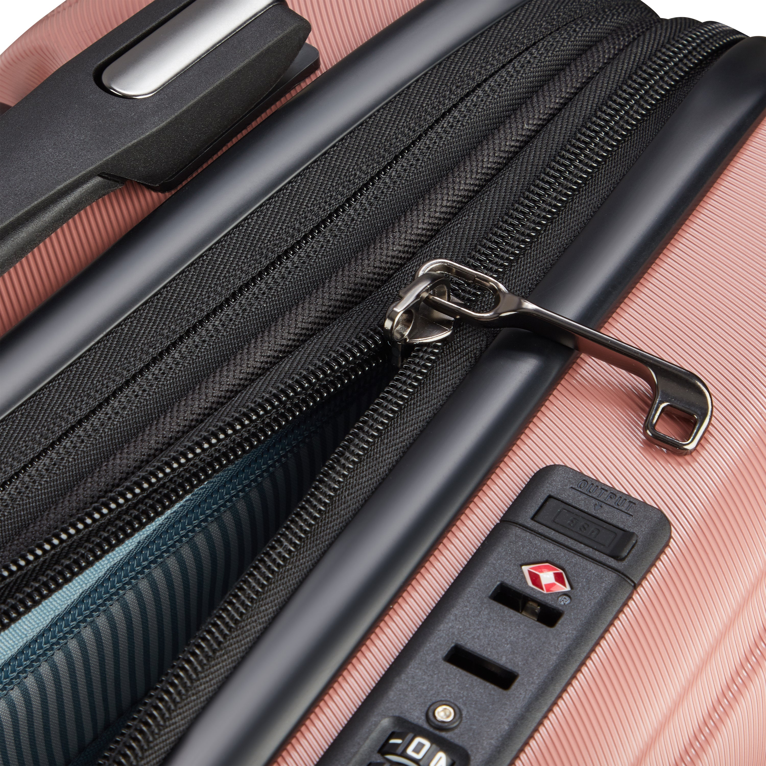 SHADOW 5.0| Trolley Cabina Slim Espandibile 55 CM ROSA CENERE