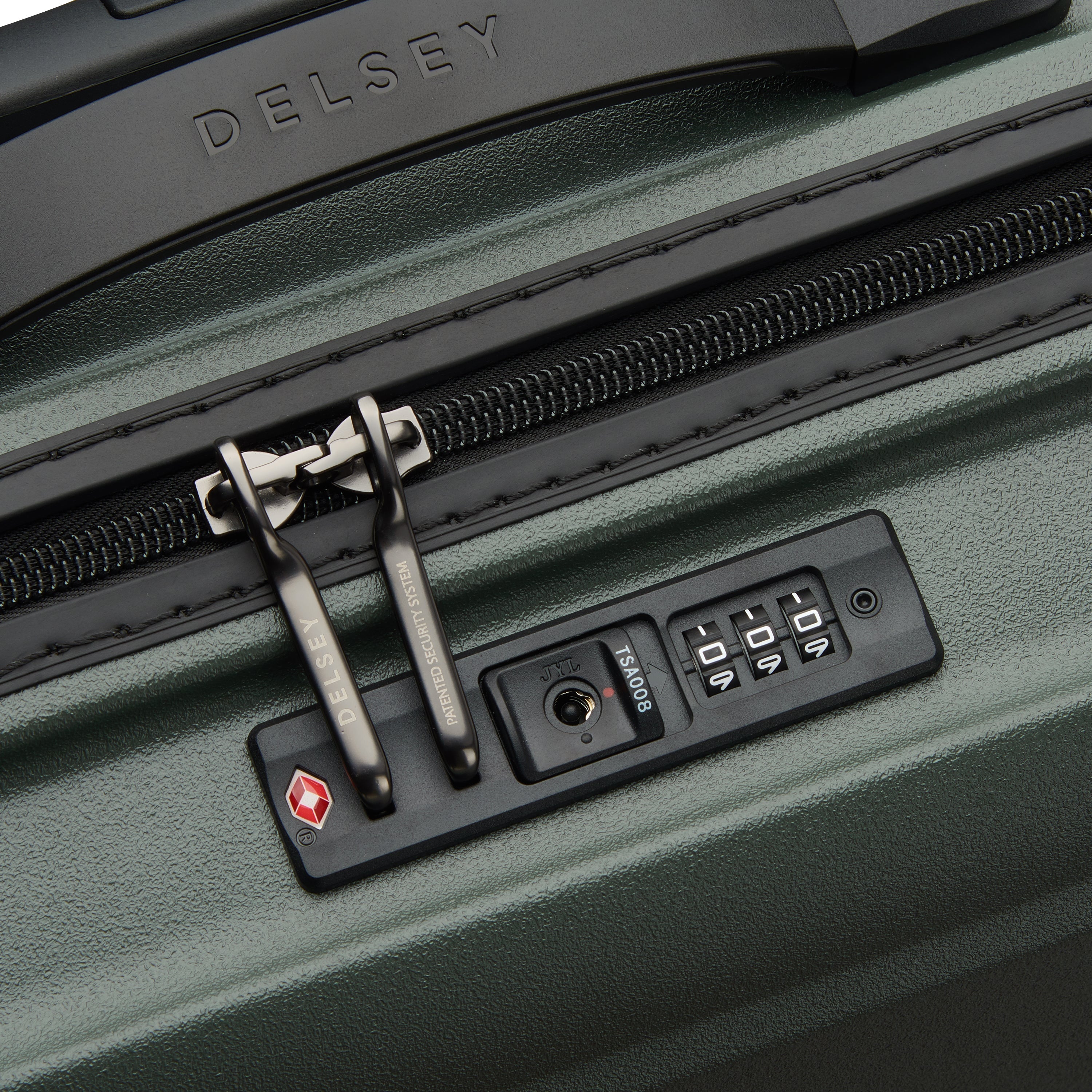 TURENNE 2.0| Suitcase Cabin slim 55 CM GREEN