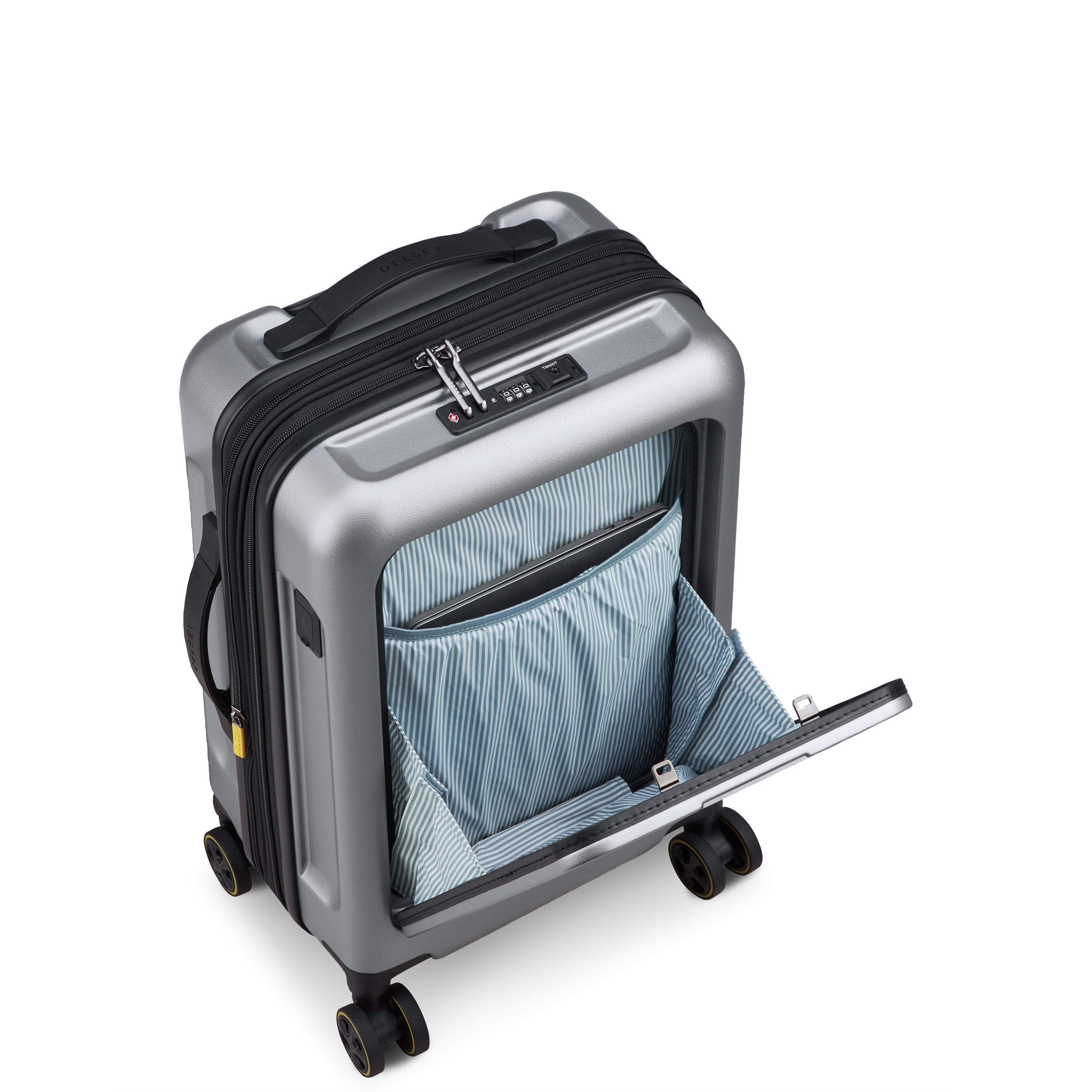 TURENNE 2.0| Suitcase Cabin Expandable 55 CM SILVER